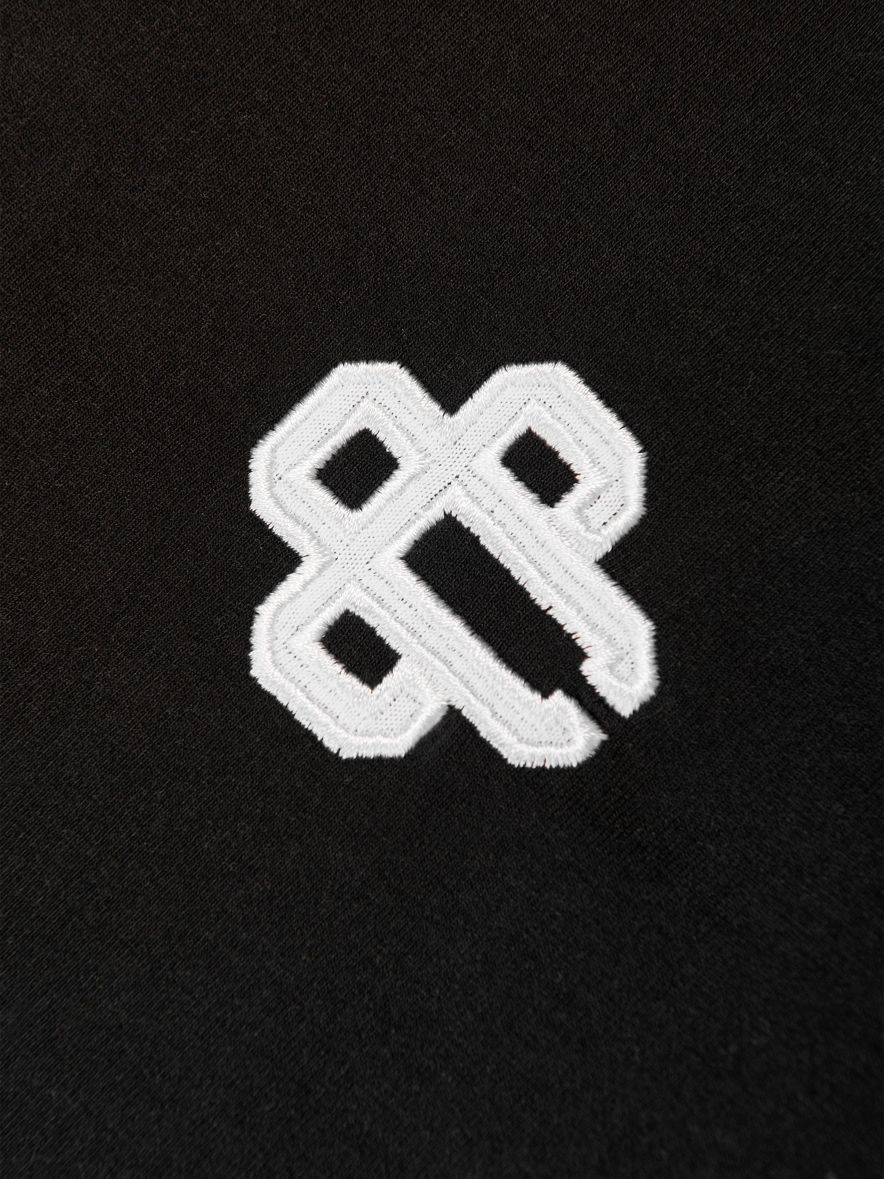Kids Emblem Applique T-Shirt in Black Authentic Online
