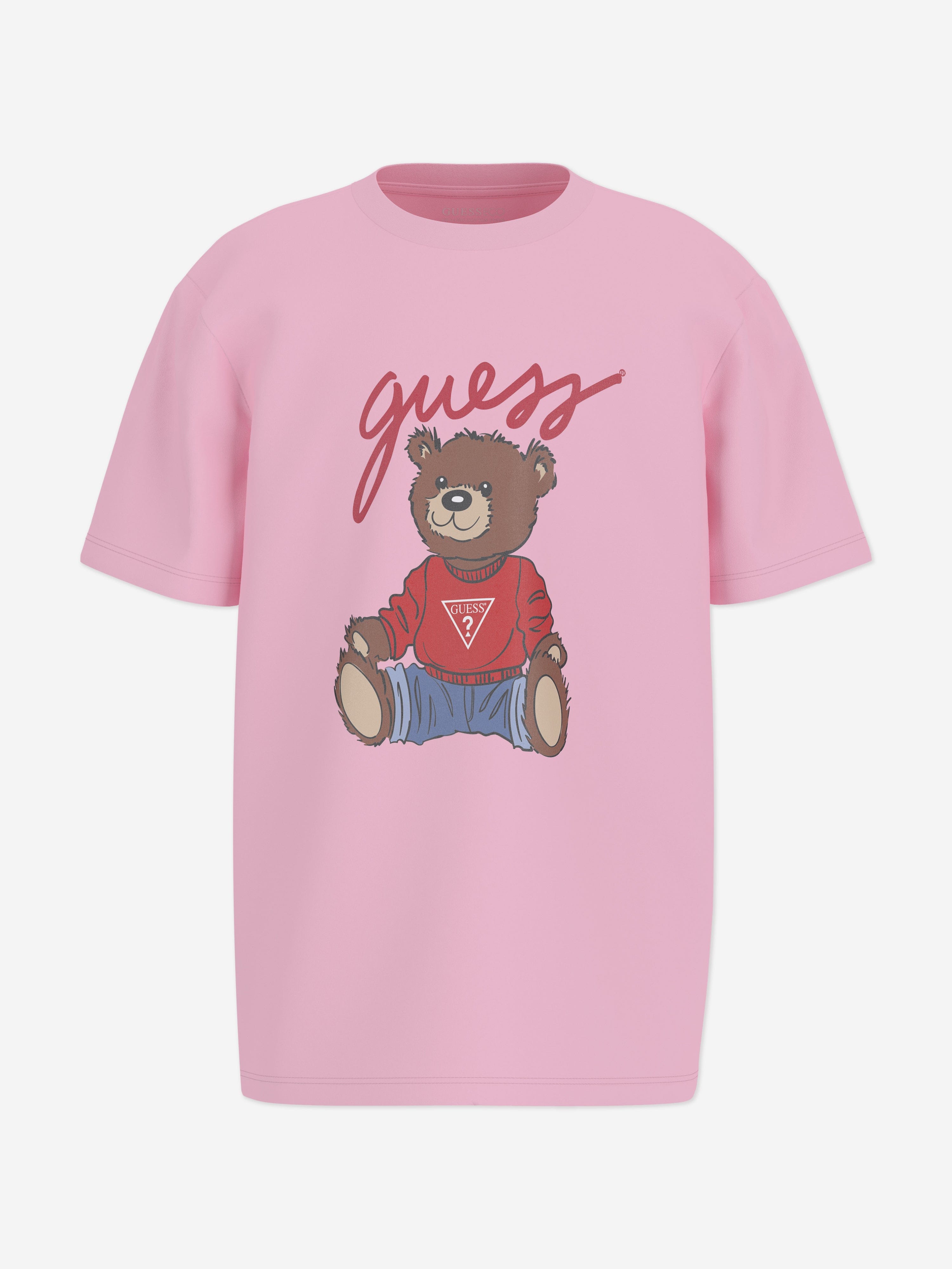 Girls Teddy Bear T-Shirt in Pink Cheap Amazon
