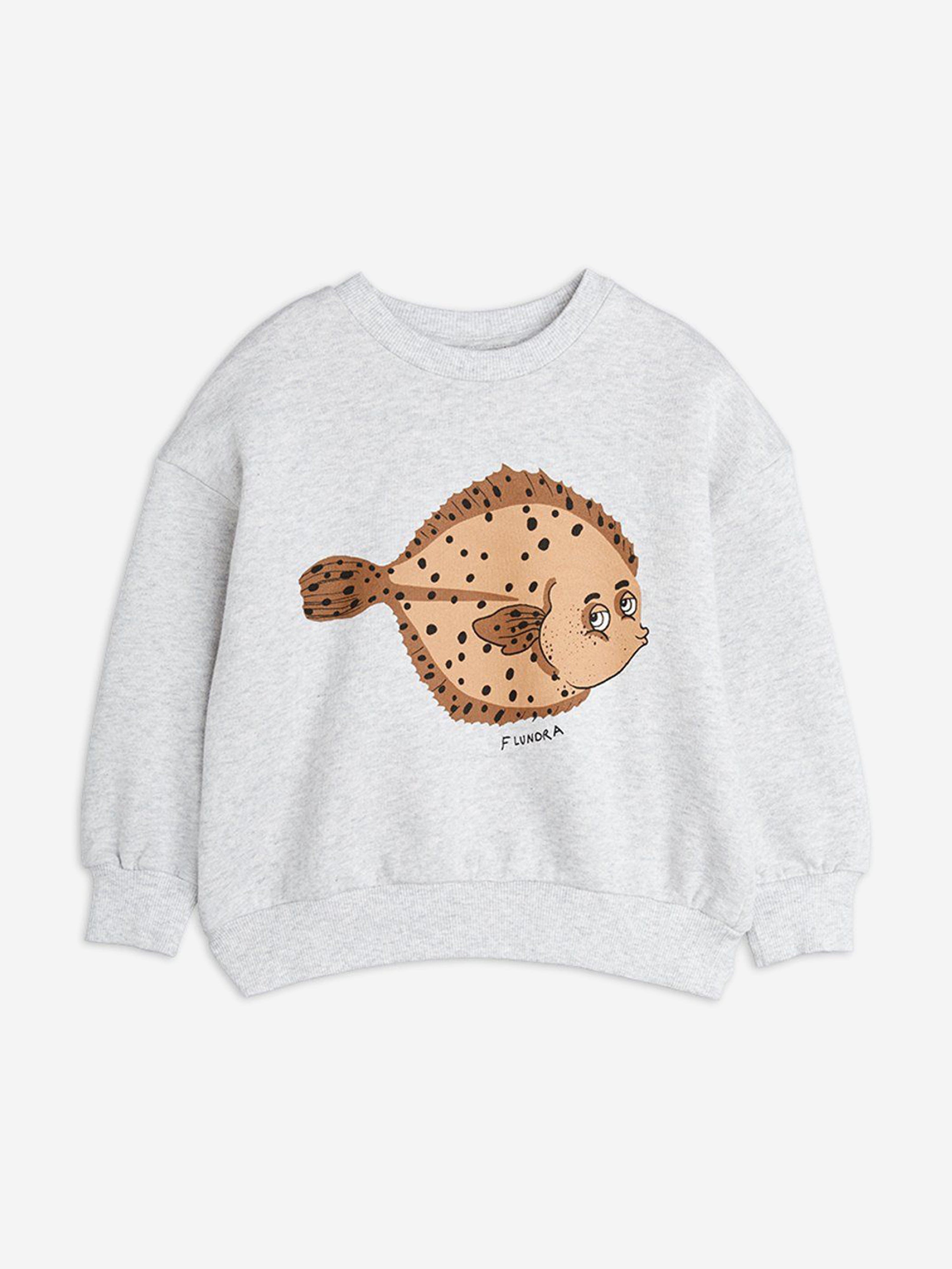 Kids Flundra Sweatshirt in Grey Discount 2025 New