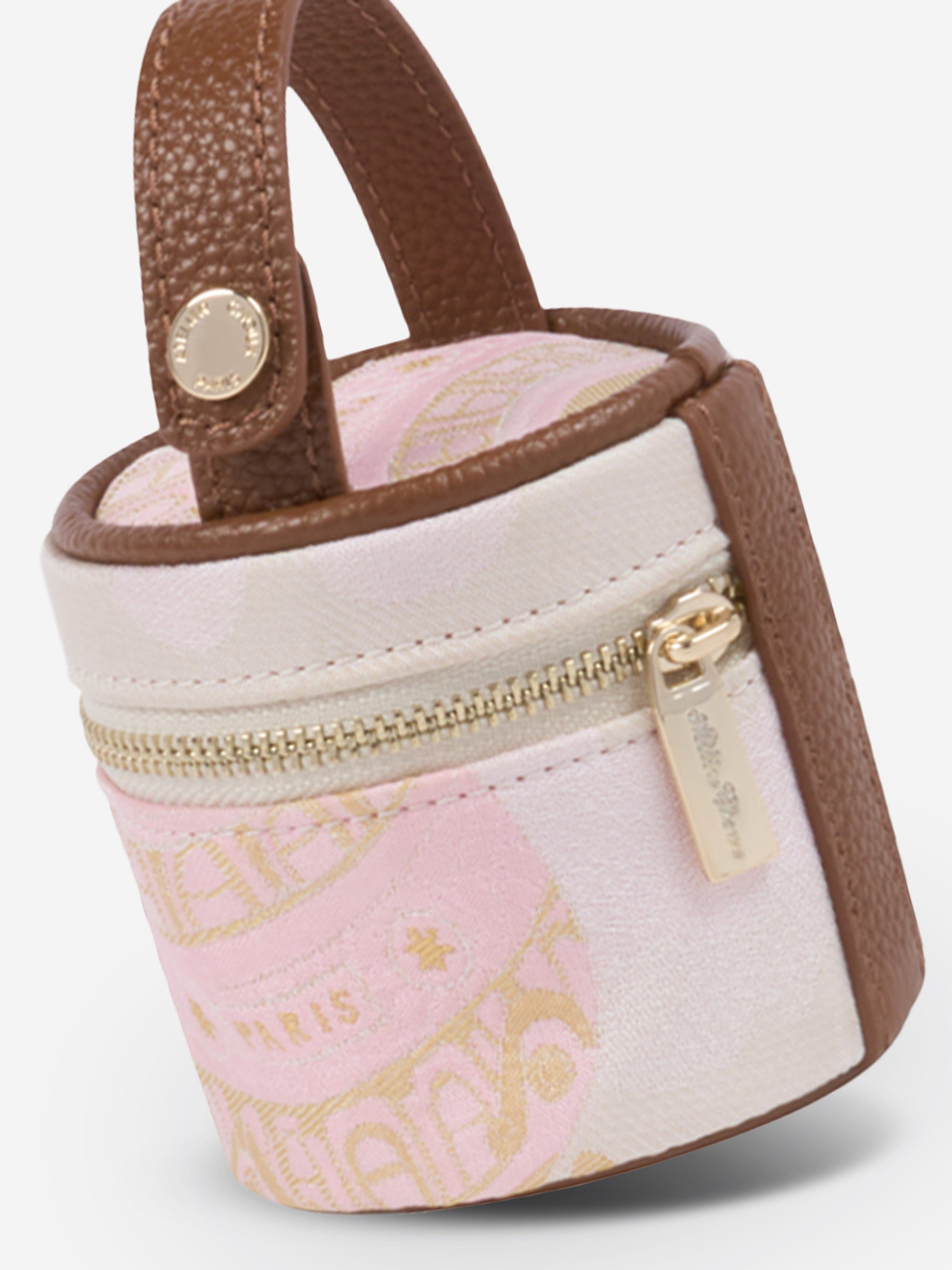 Atelier Choux Baby Girls Hot Air Balloons Dummy Case in Pink (7.5cm) Sale 2025 Unisex