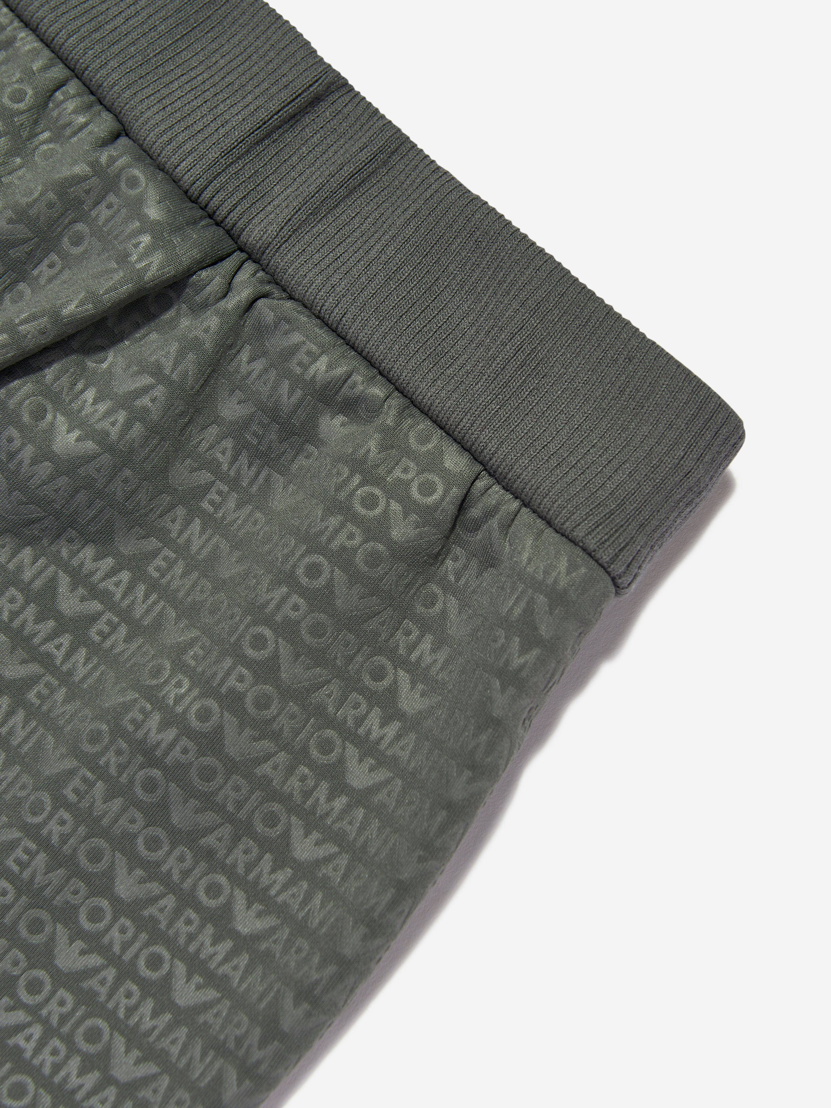 Emporio Armani Boys Cargo Joggers in Green Discount Best Sale