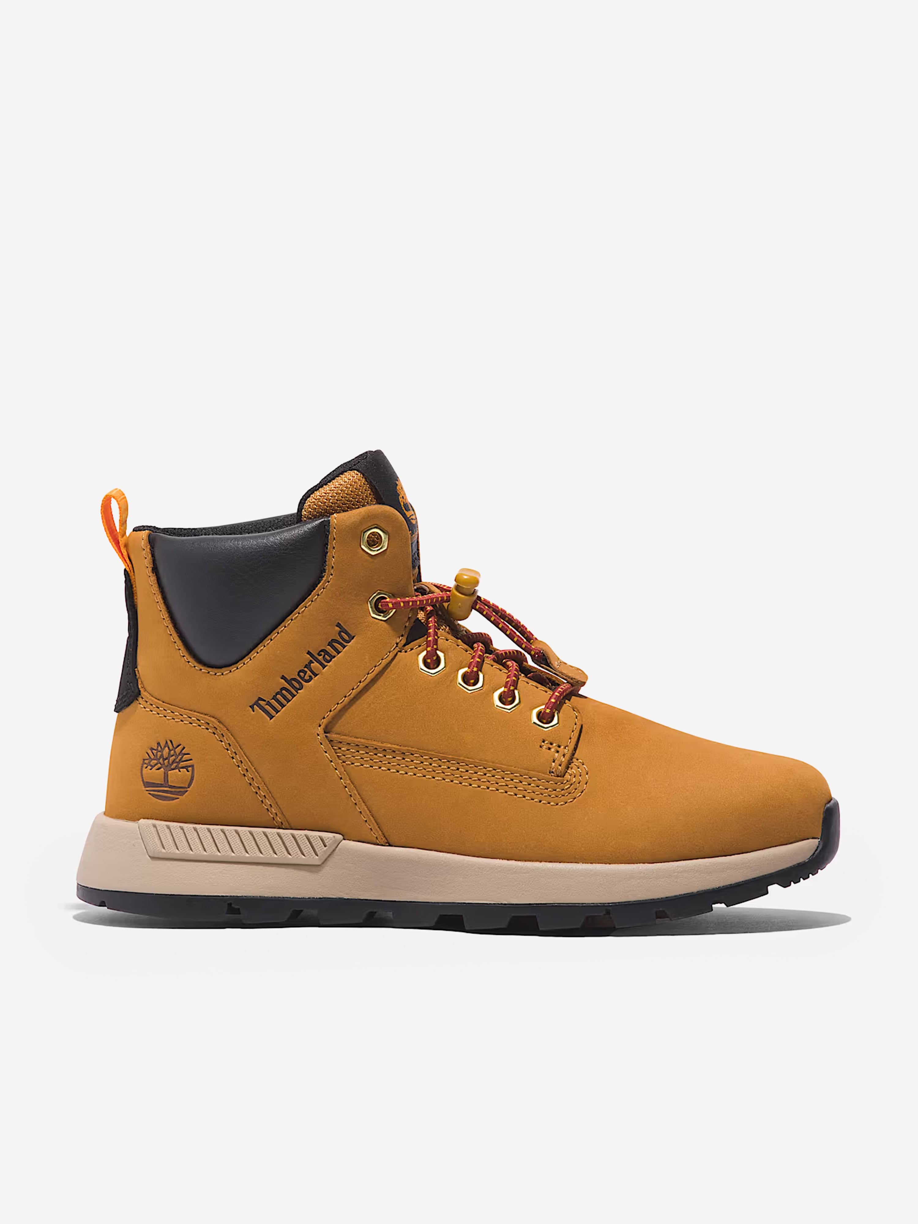 Timberland Boys Mid Lace-Up Trainers in Beige Cheap Buy Authentic