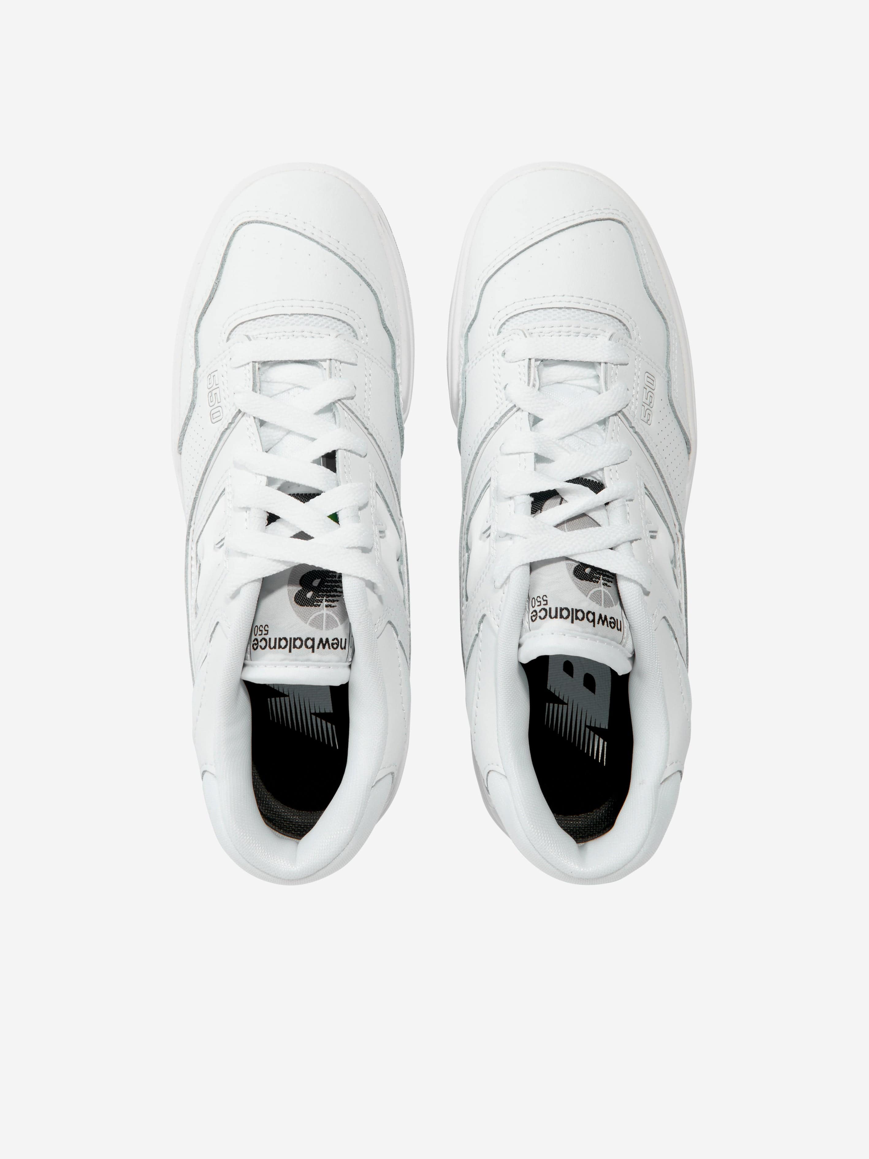 New Balance Kids 550 Logo Trainers in White Discount Popular