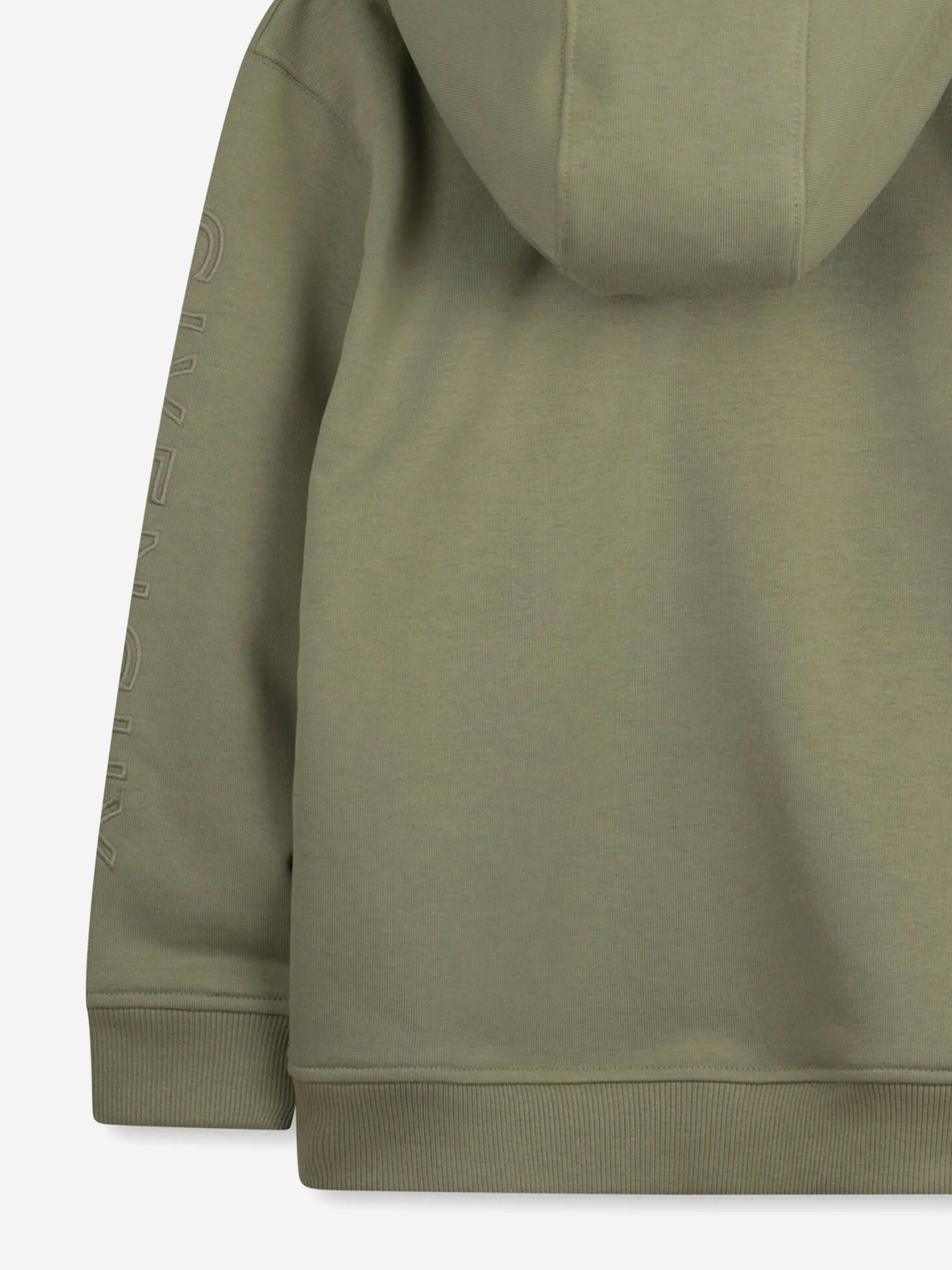 Boys Embroidered Logo Hoodie in Green Cheap Sale Perfect