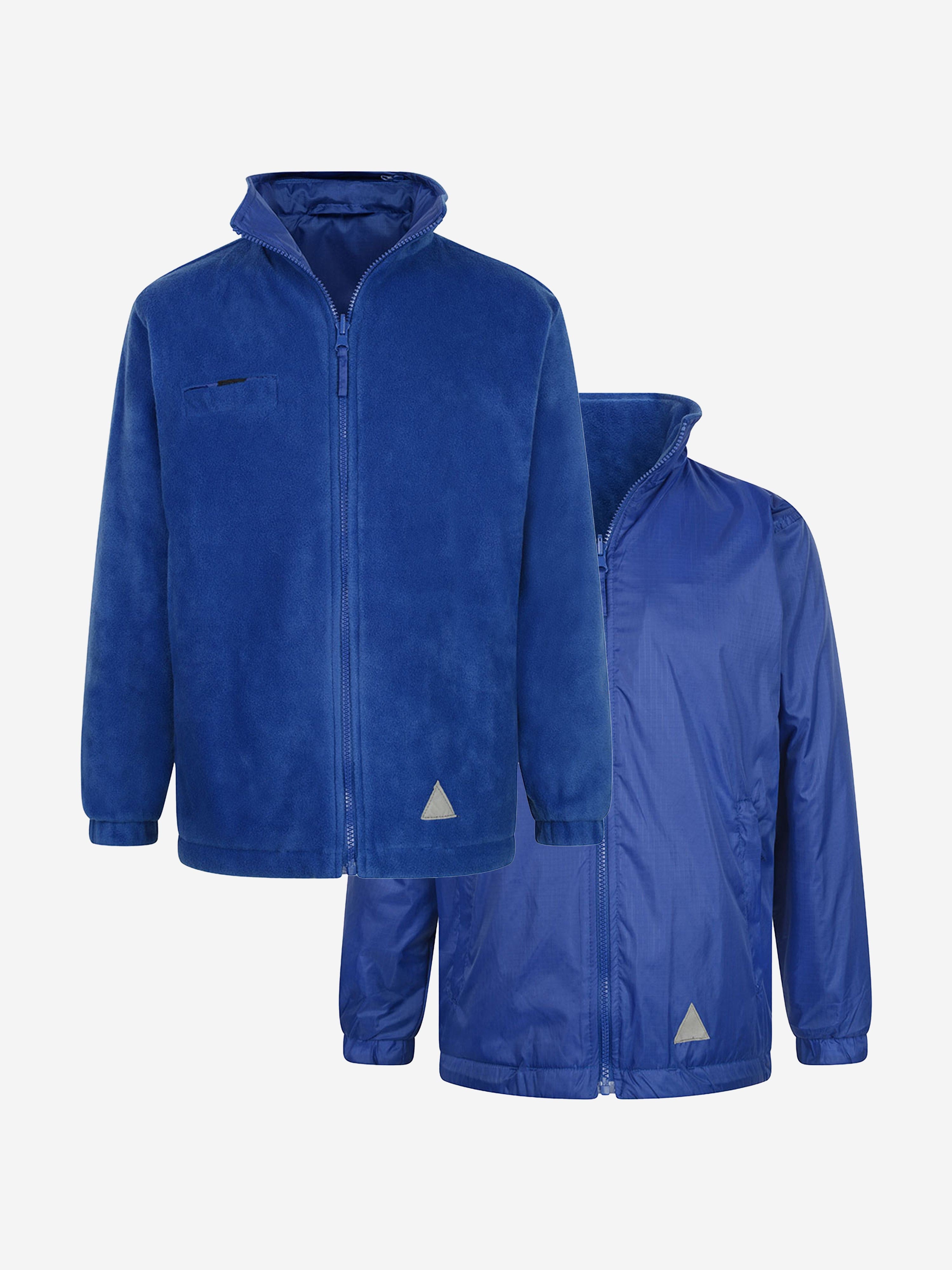 Zeco Kids School Reversible Fleece Jacket in Blue Outlet Best Place