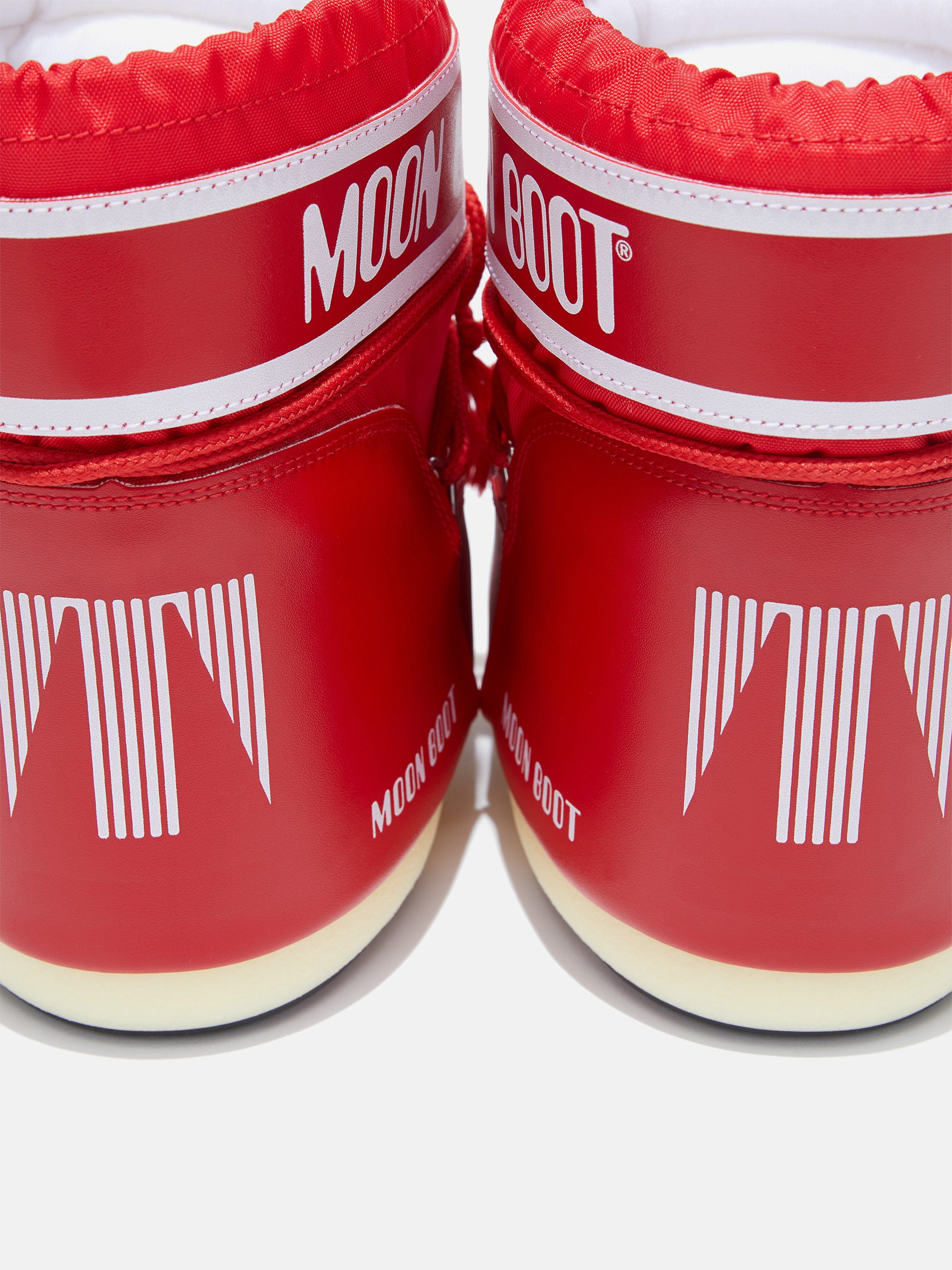 Moon Boot Girls Icon Low Boots in Red Cheap New Arrival