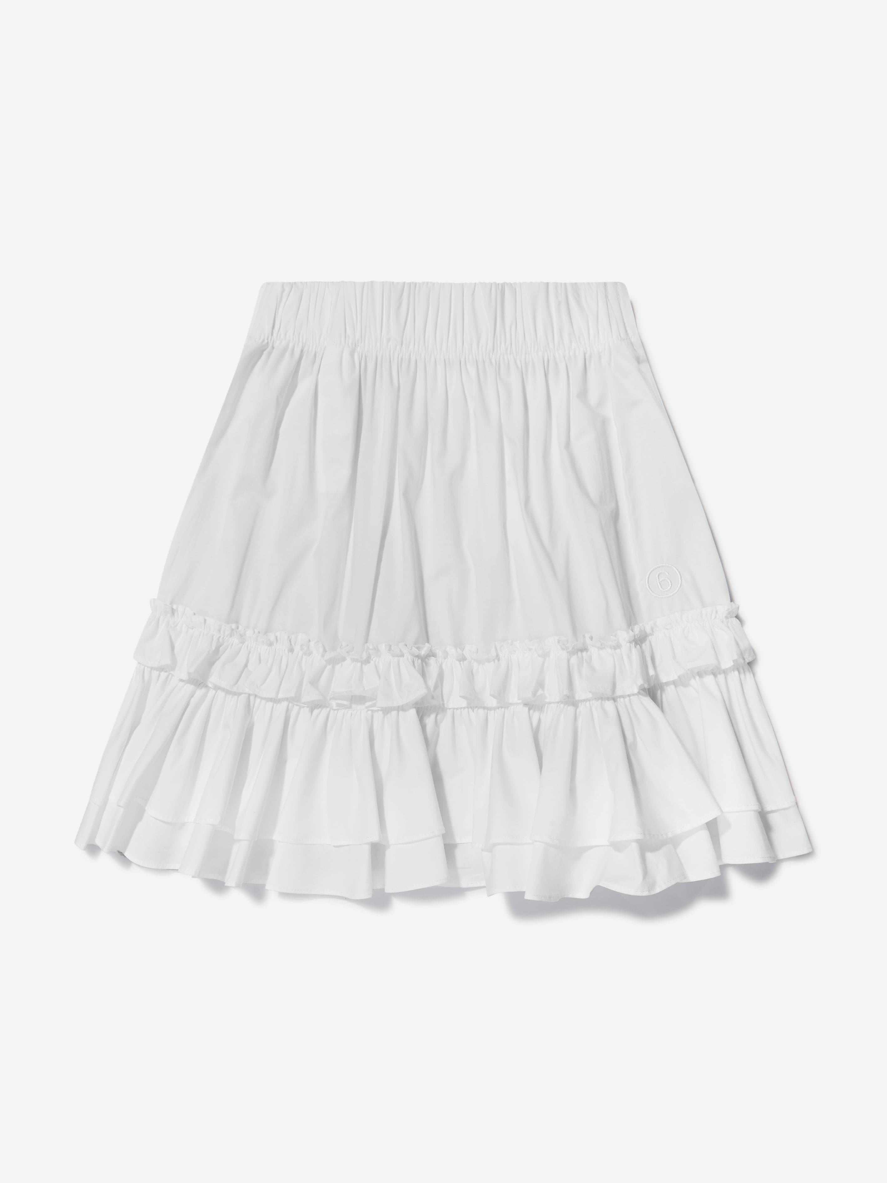 MM6 Maison Margiela Girls Cotton Skirt Outlet Fashionable