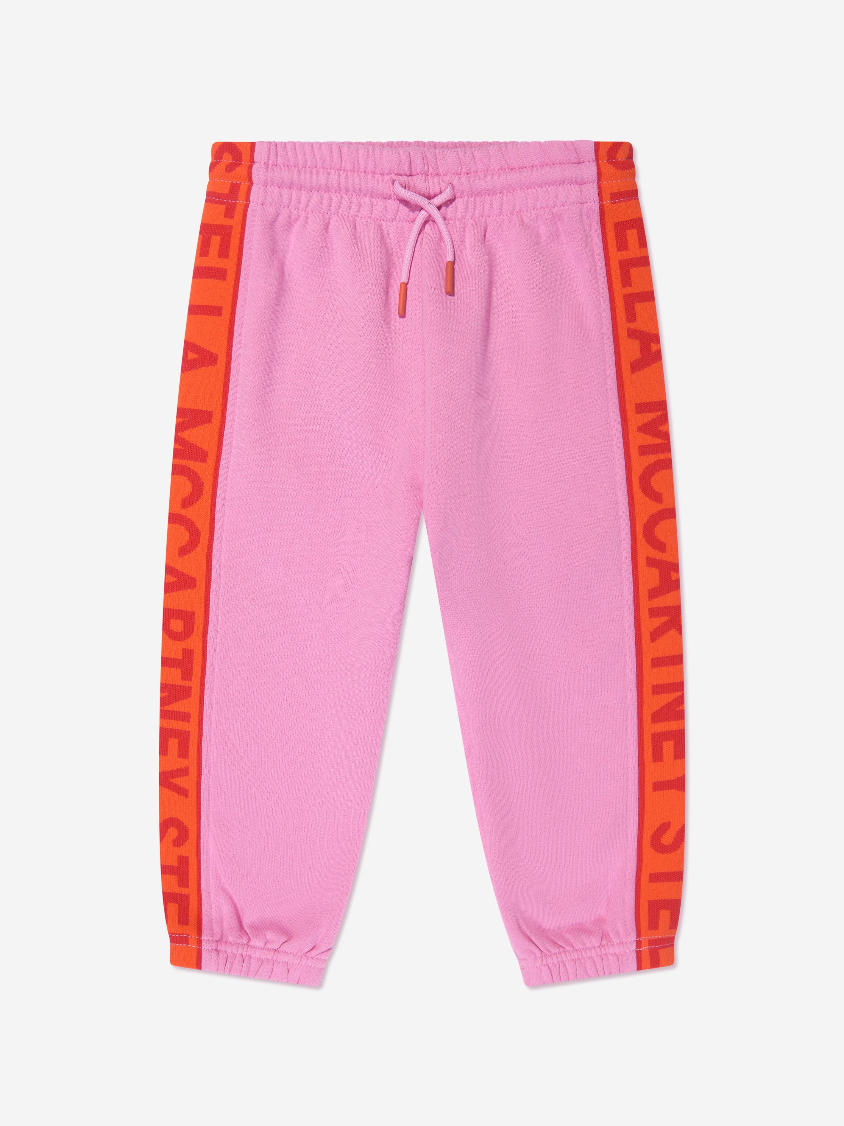 Stella McCartney Girls Sport Joggers in Pink Free Shipping Top Quality