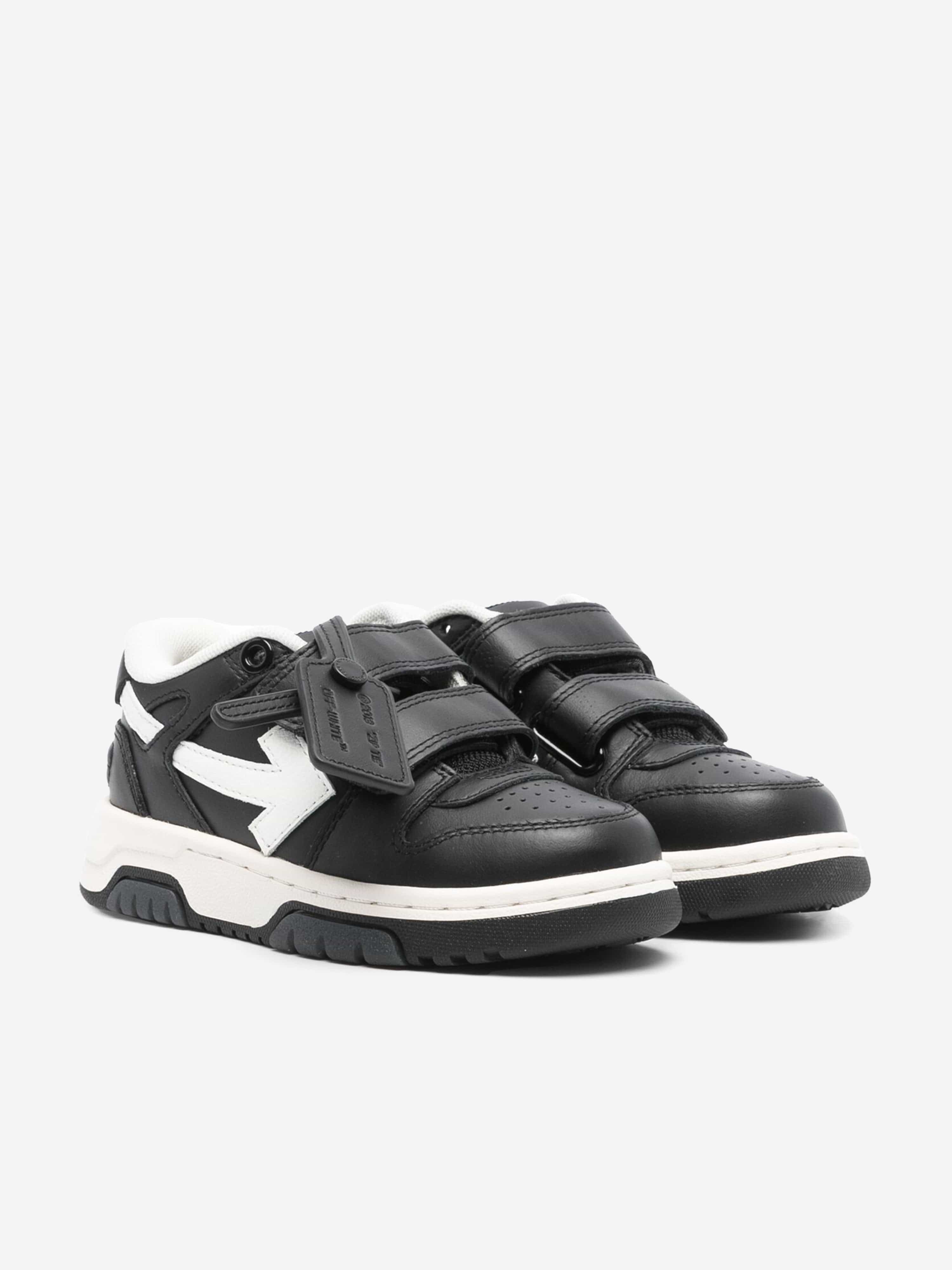 Off-White Kids Out Of Office Straps Trainers in Black Cheap Sale Manchester Great Sale