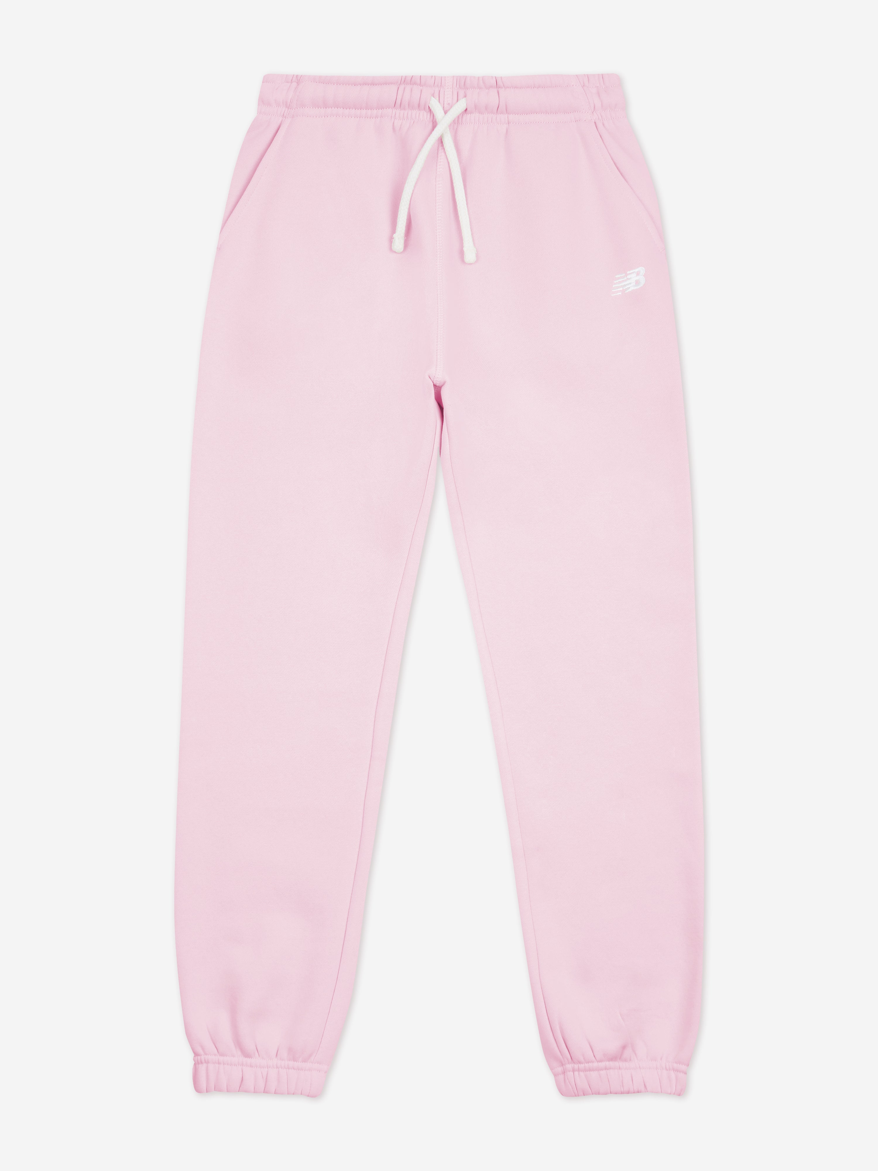 New Balance Girls Brush Back Small Logo Joggers in Pink Cheap Sale Amazing Pice