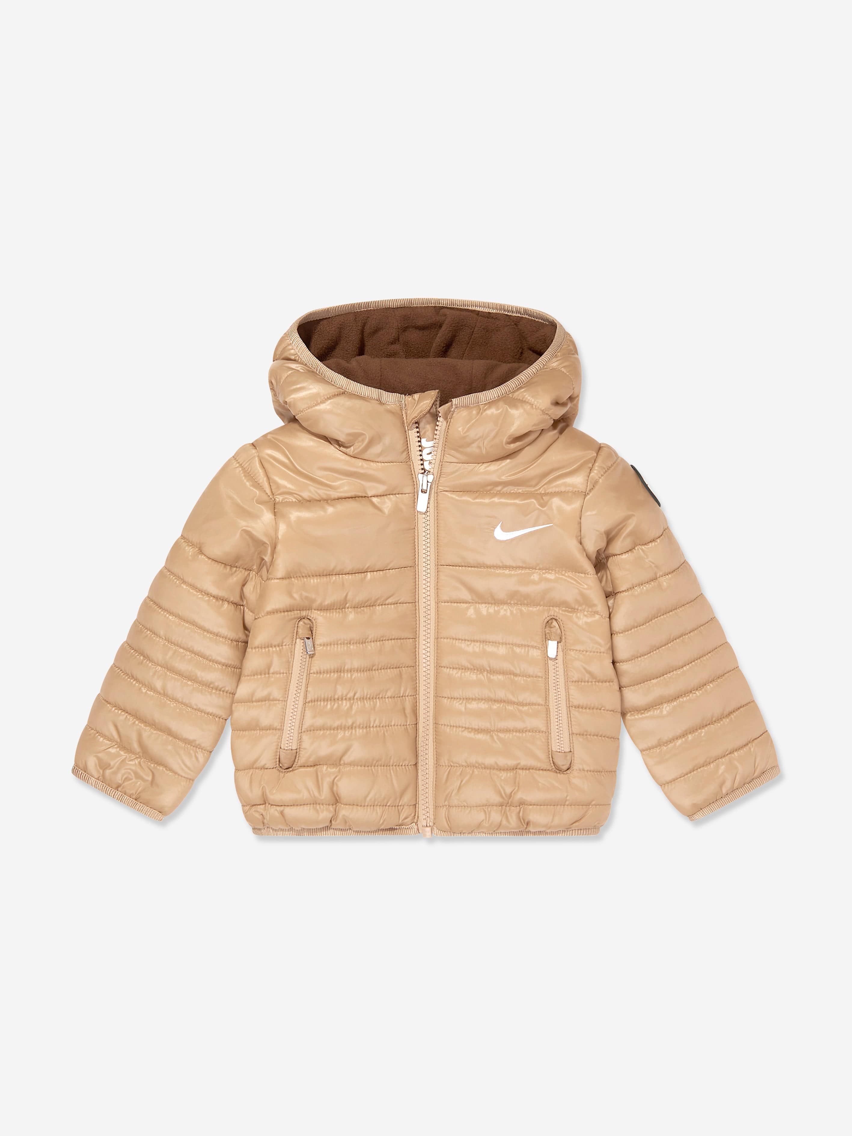 Boys Quilted Jacket in Beige Collections
