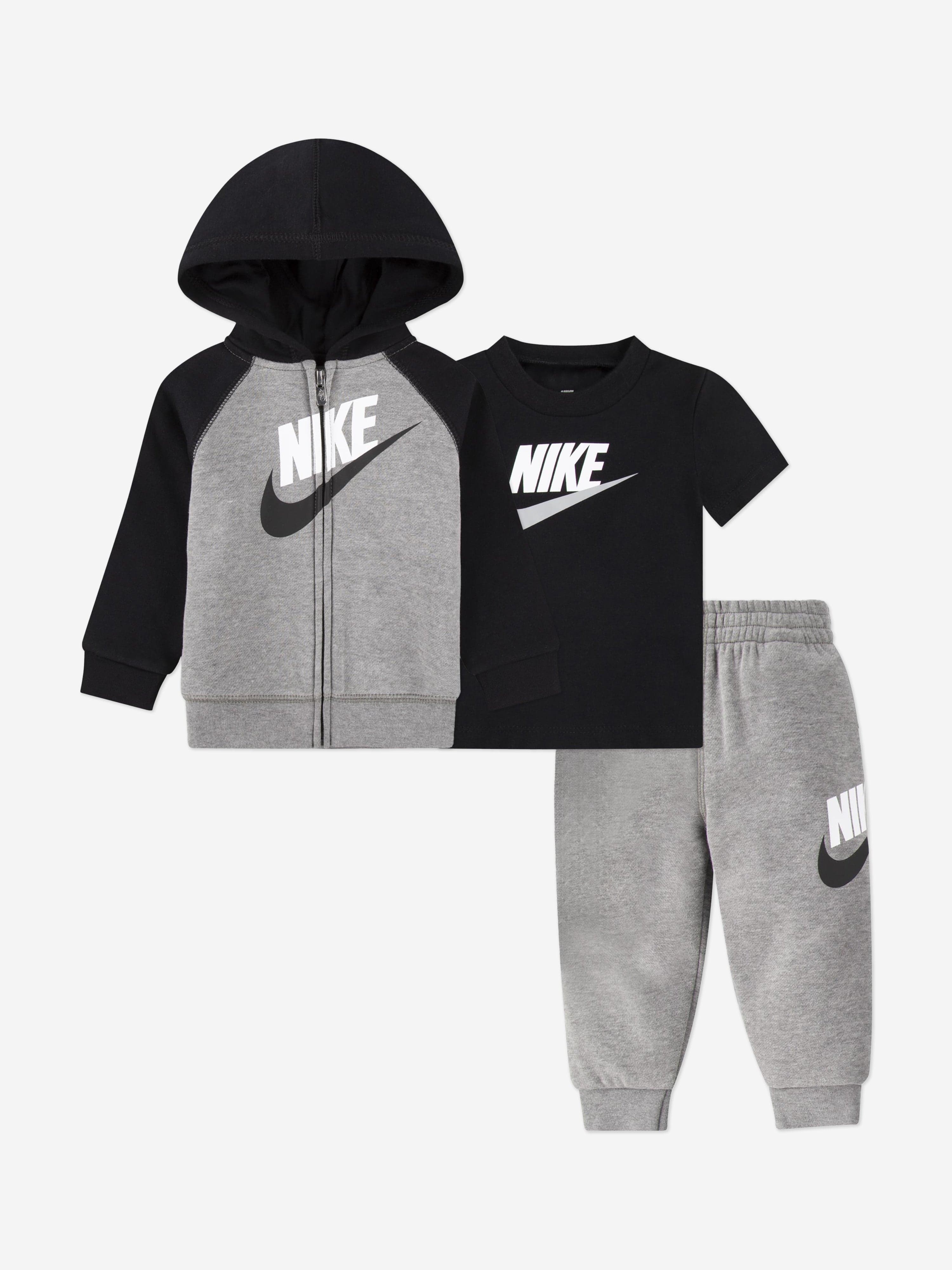 Nike Boys 3 Piece Tracksuit Set in Grey Free Shipping Footlocker Finishline
