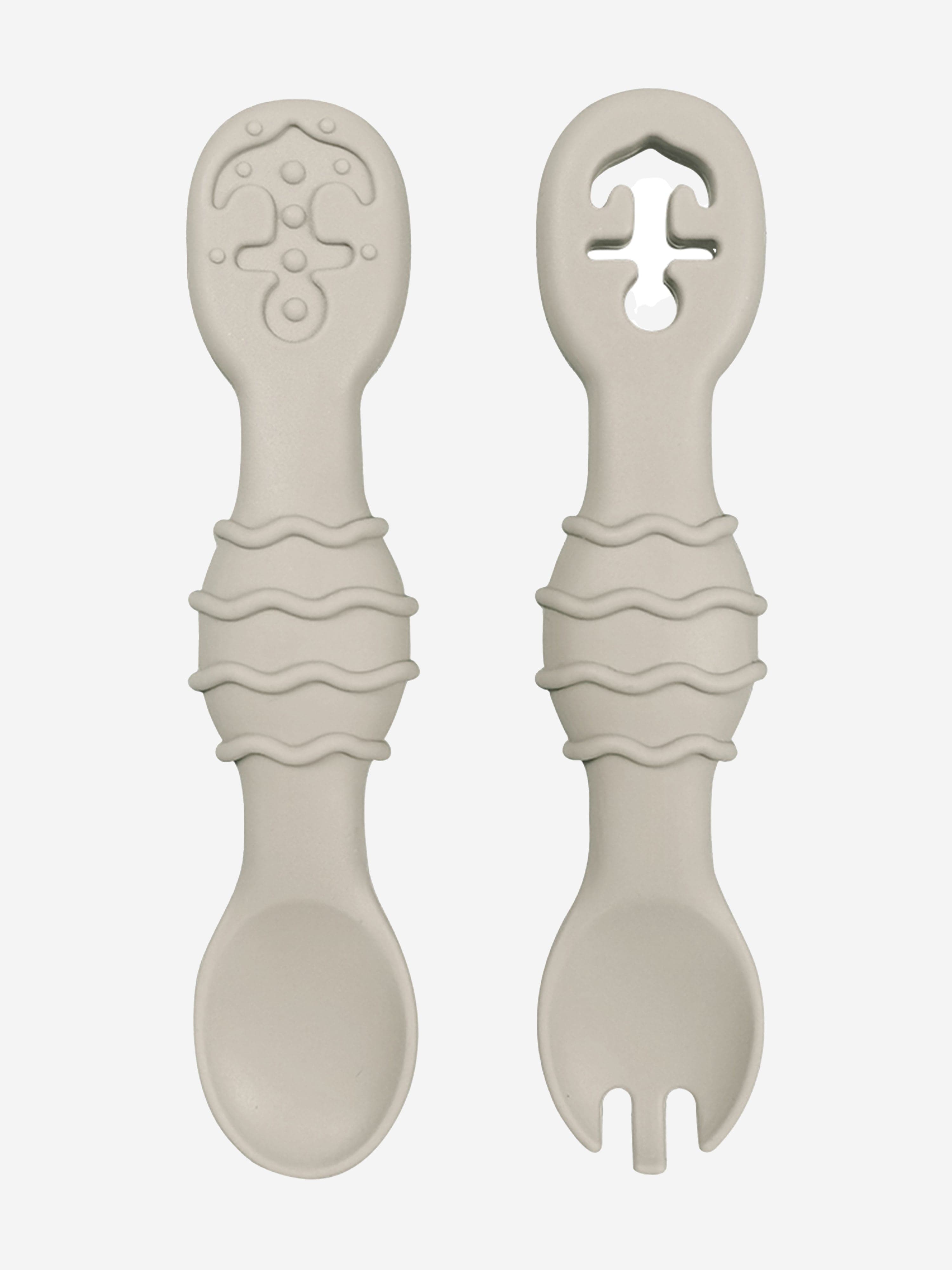 Bloom Bambini Silicon Spoon and Fork Set 2025 Unisex