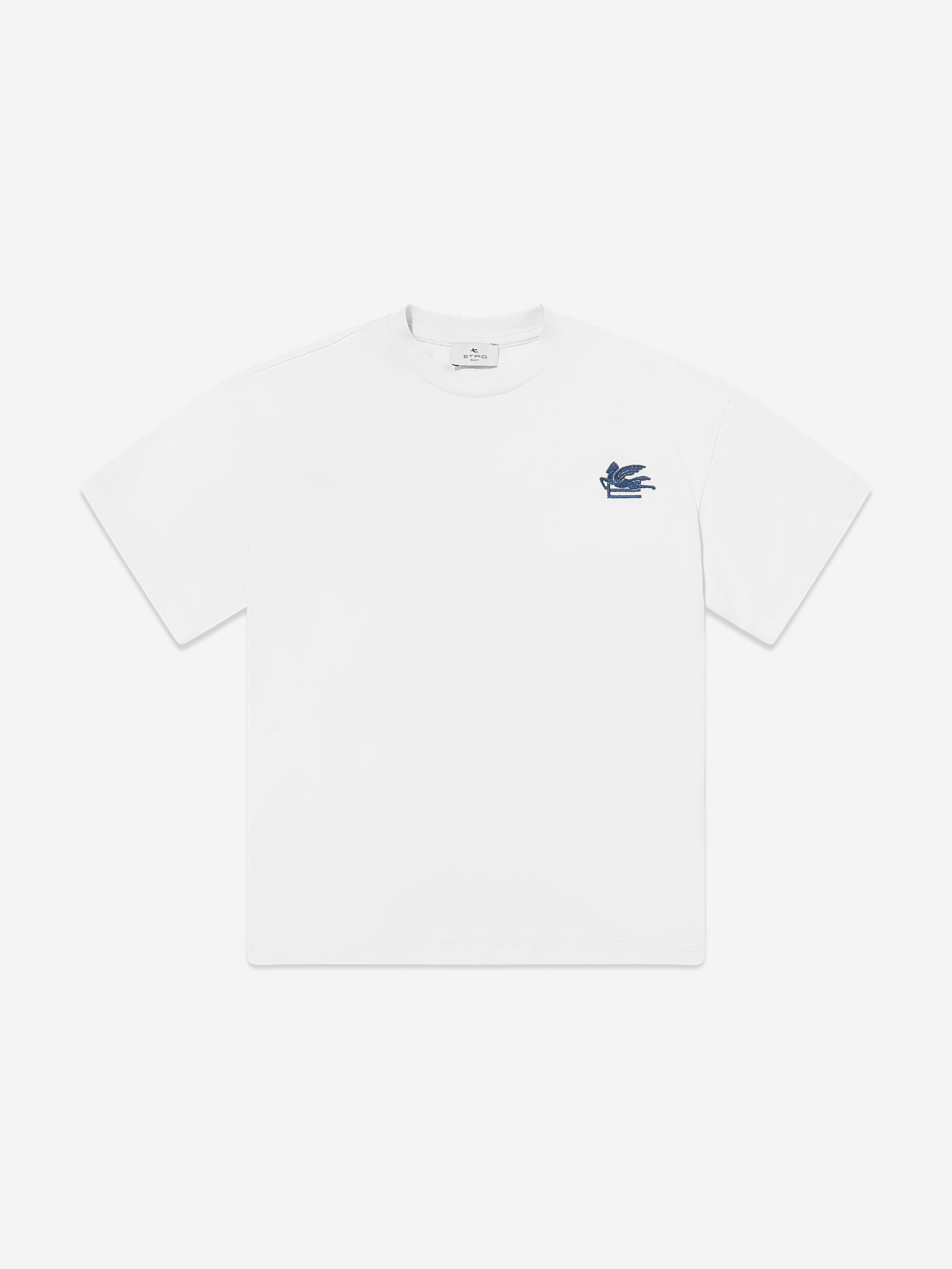 Boys Logo Print T-Shirt in Ivory Amazing Pice