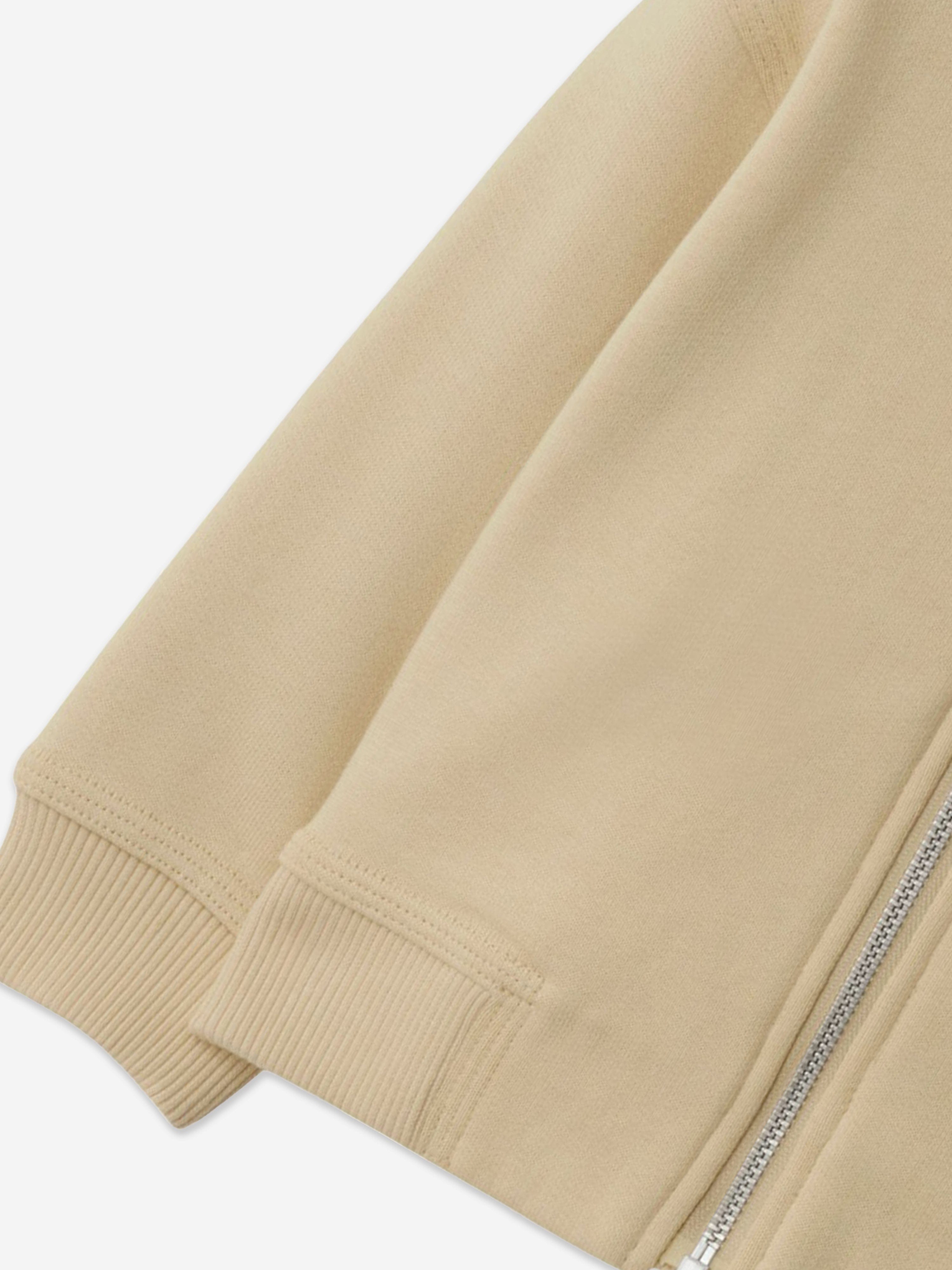 Burberry Baby Girls Zip Up Top in Beige Outlet For Sale
