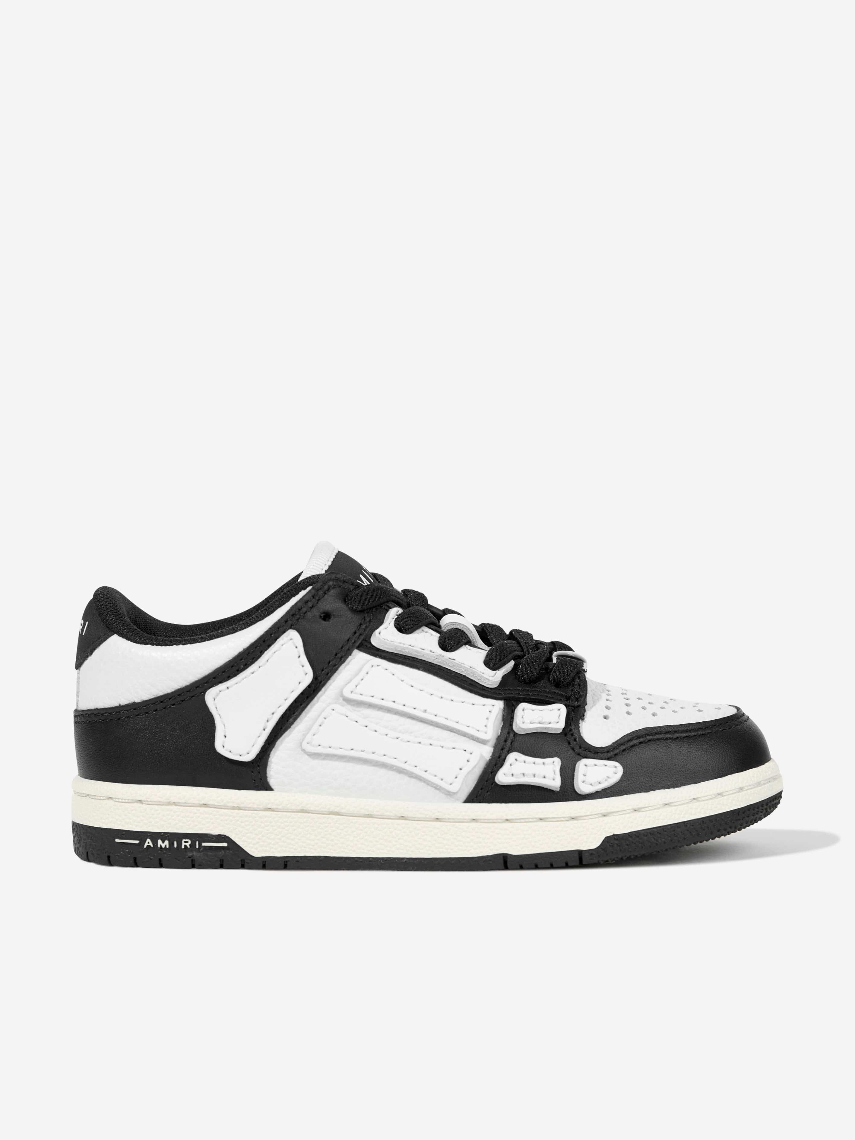 Kids Leather Skel Top Low Trainers in Black For Sale 2025