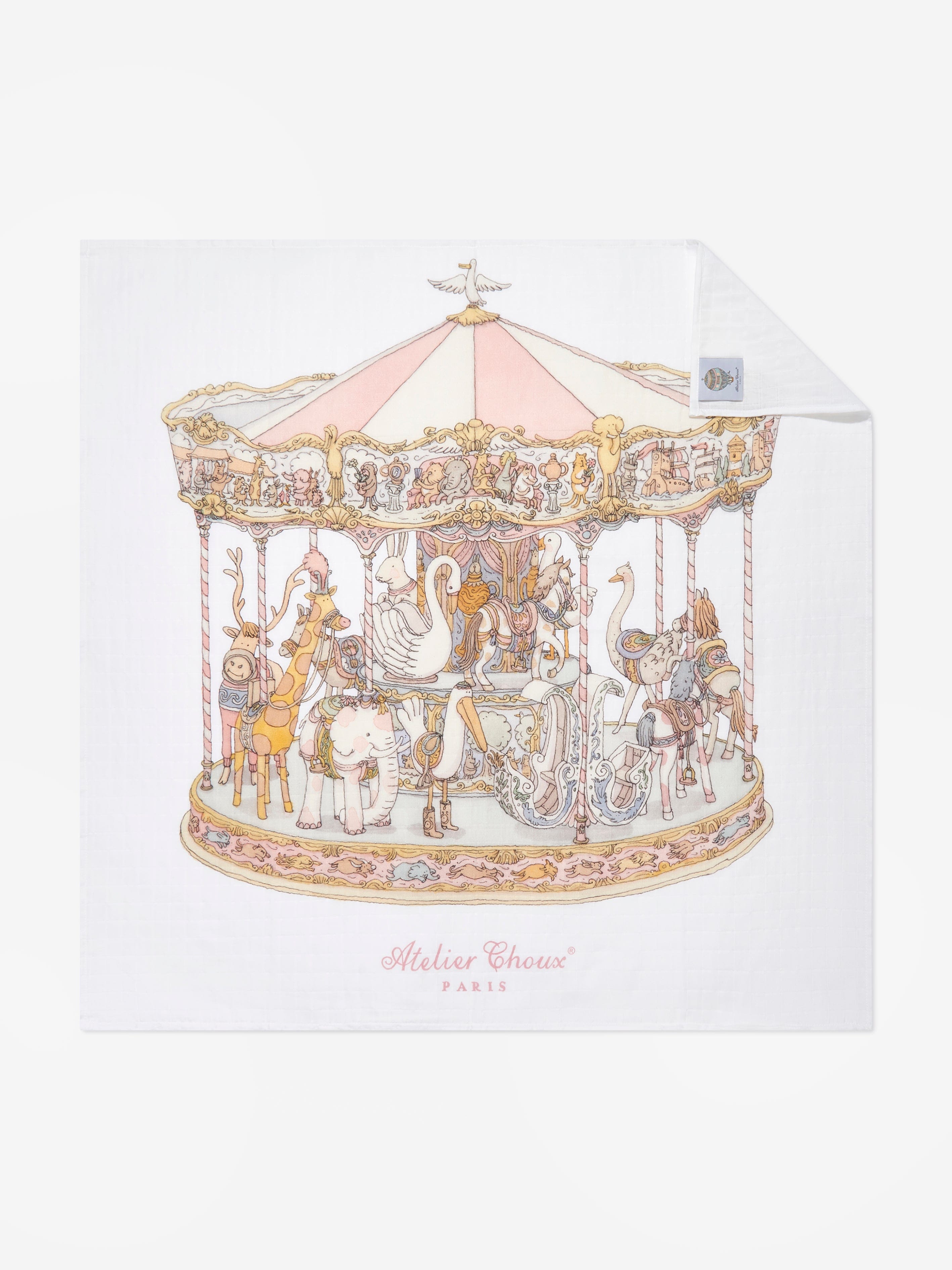 Atelier Choux Baby Girls Carousel Gift Set in Pink Cheap Outlet Locations