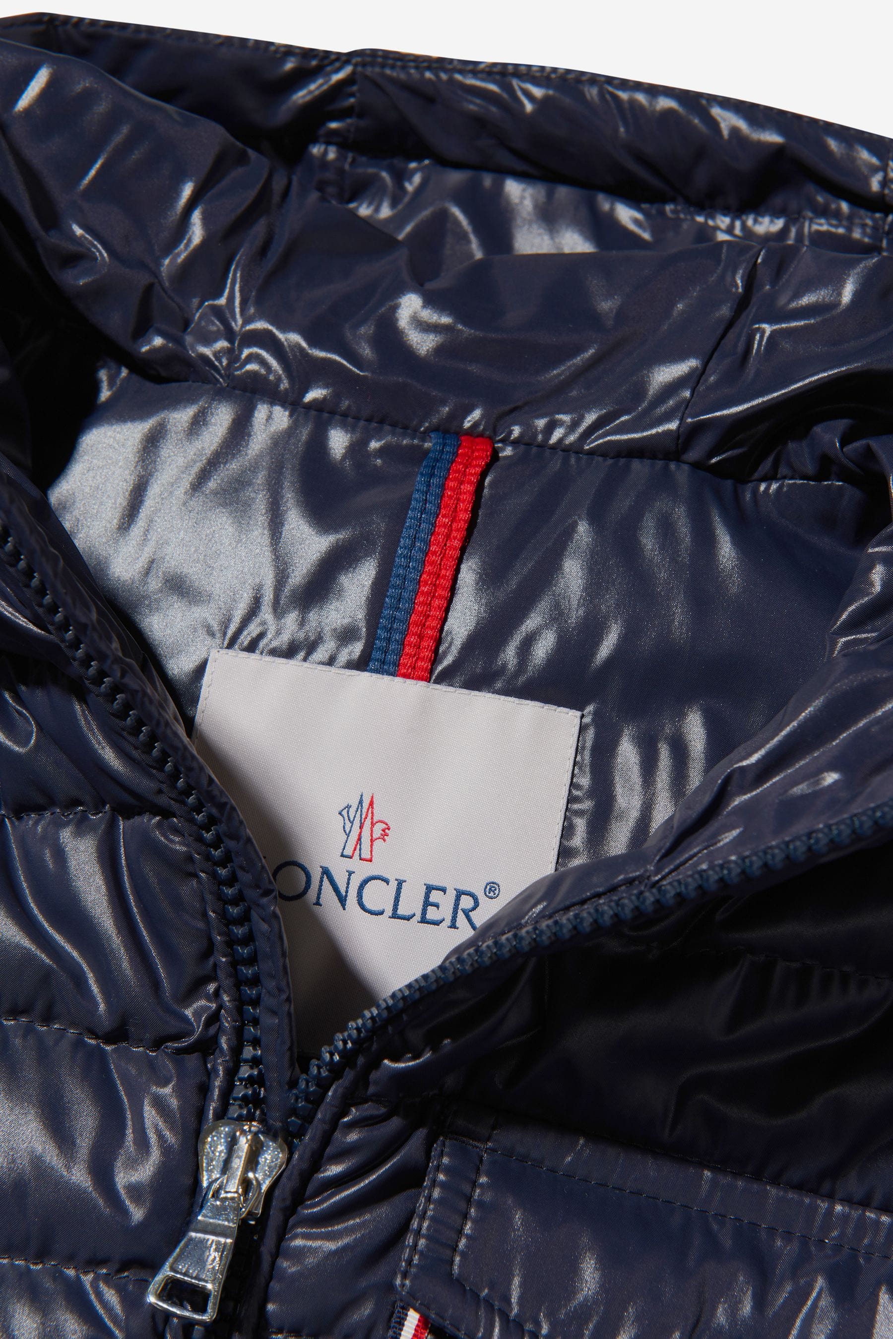 Moncler Enfant Boys Down Padded Logo Pocket Parvon Jacket Pictures Cheap Pice