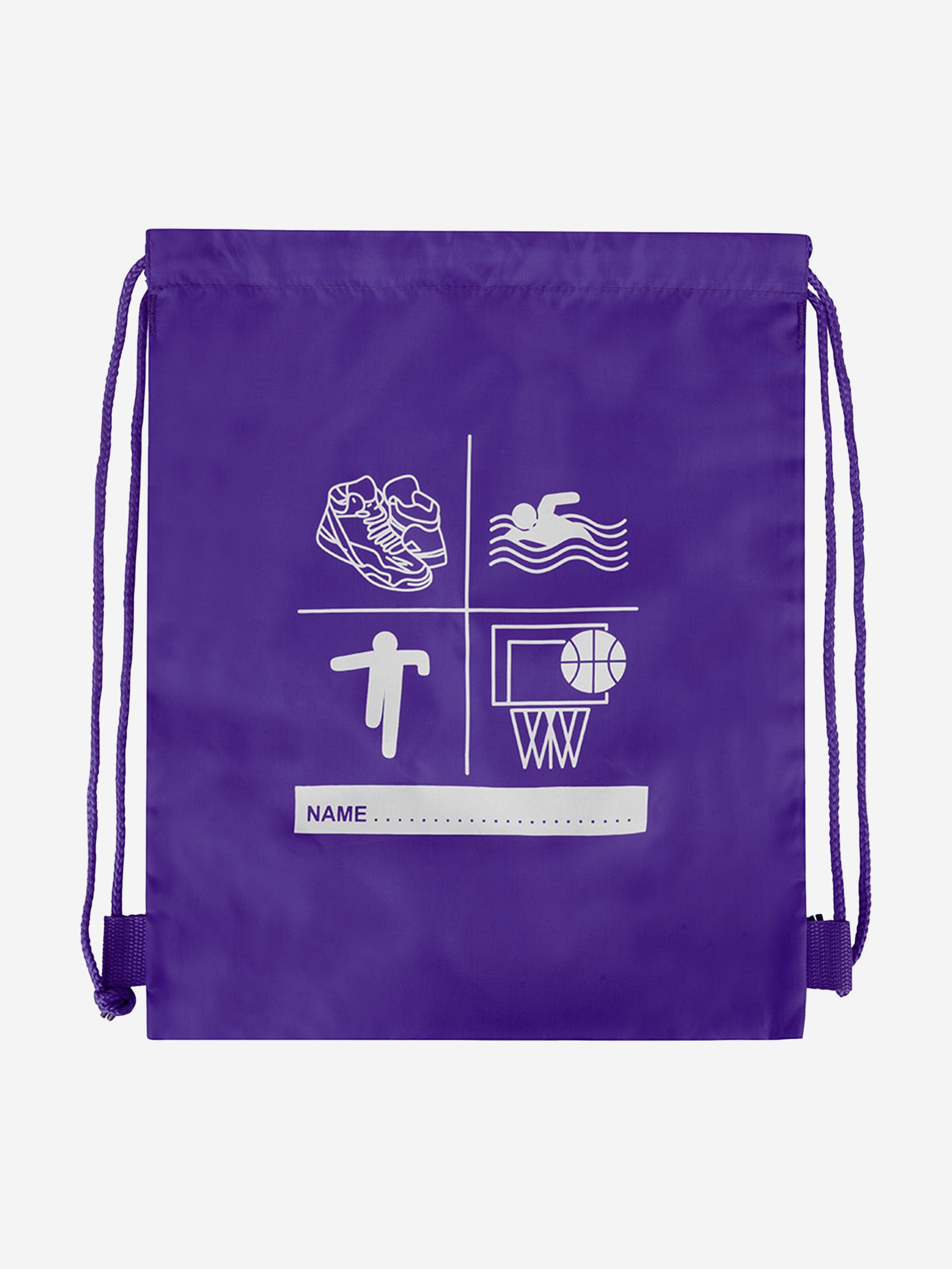 Zeco Kids School Premium Printed PE Bag in Purple (40cm) Marketable Sale Online