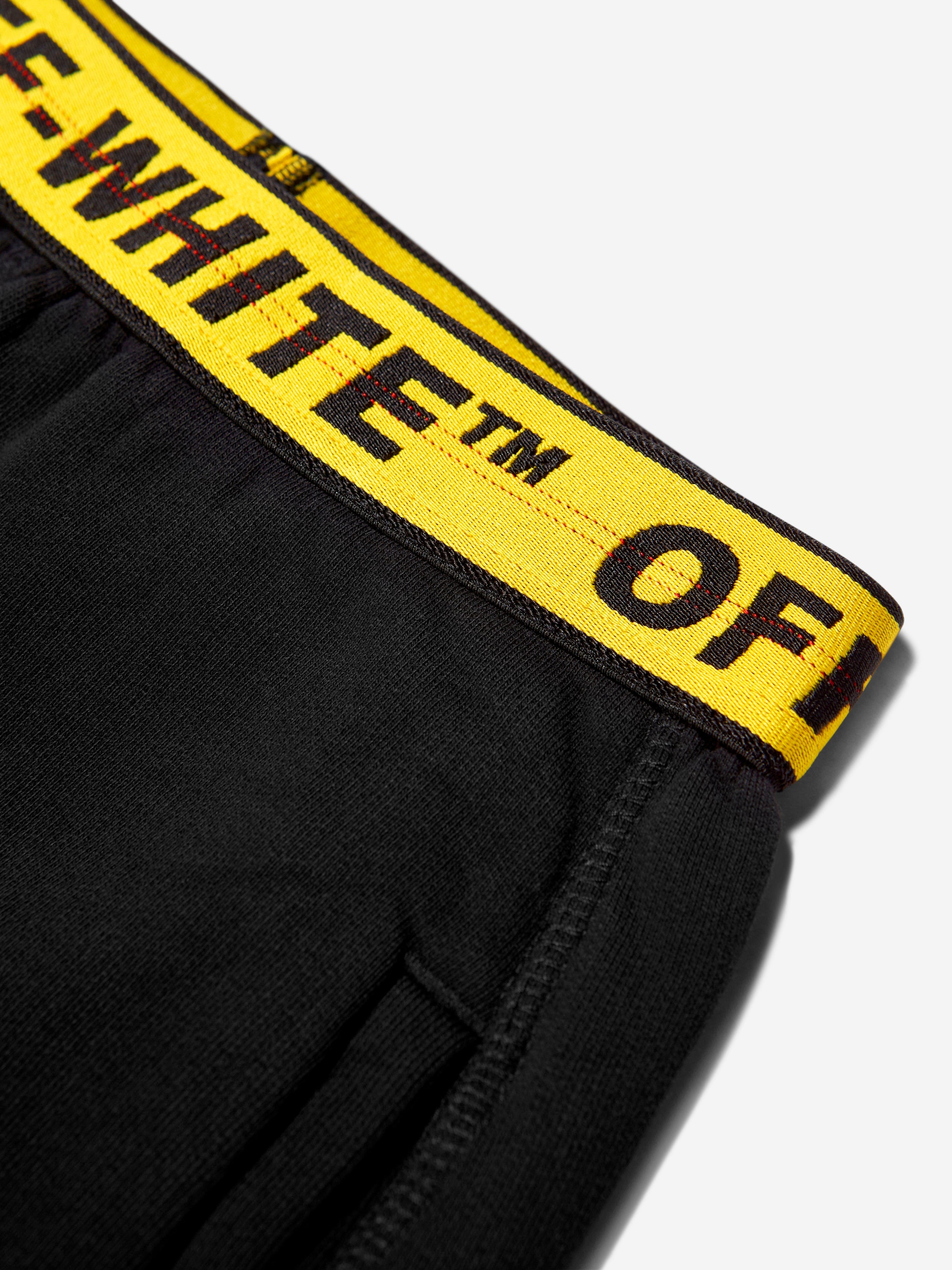 Off-White Boys Logo Industrial Sweat Shorts In Black Shop Offer Cheap Pice