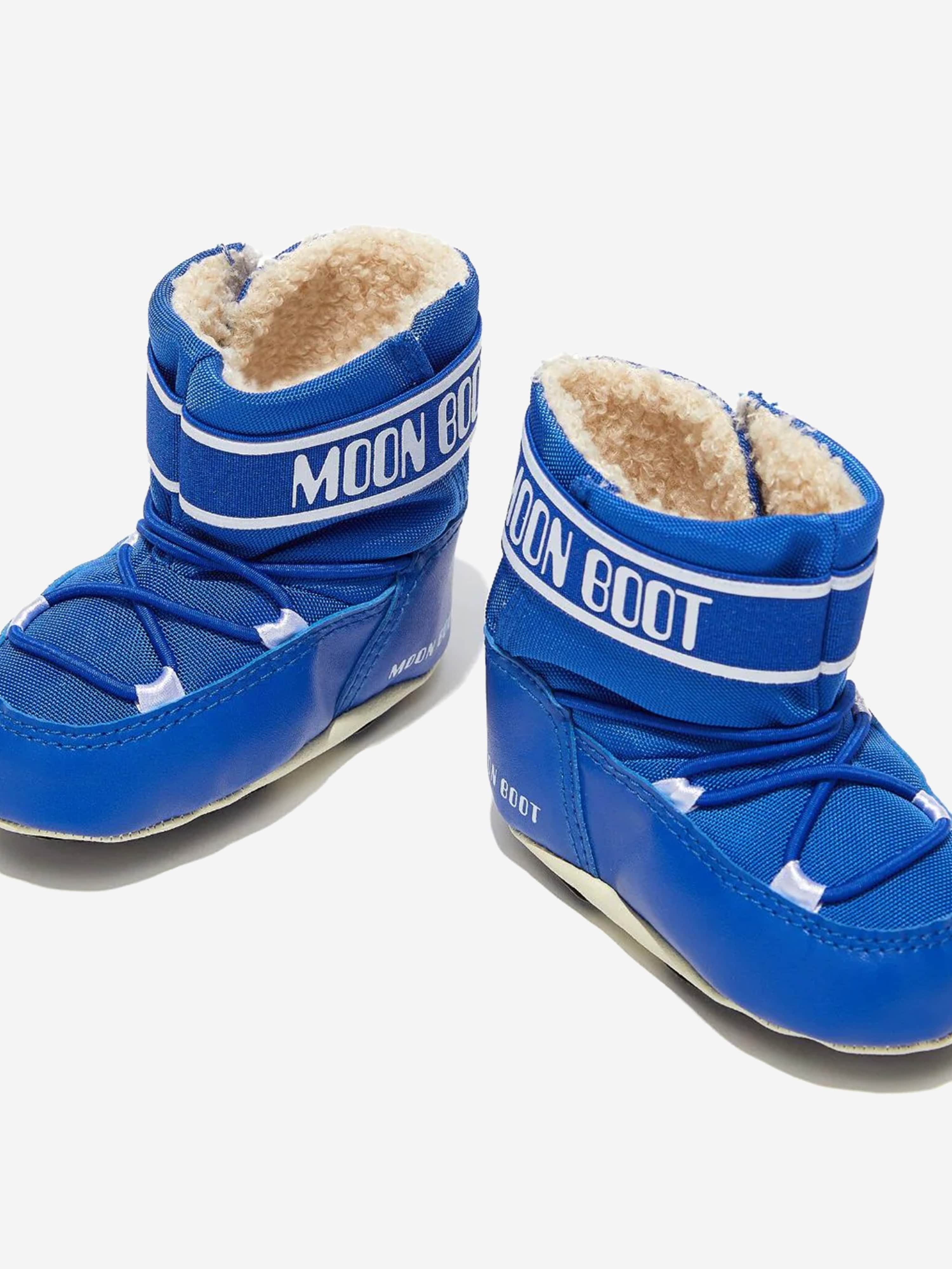 Moon Boot Baby Boys Crib Boots in Blue Best Place To Buy