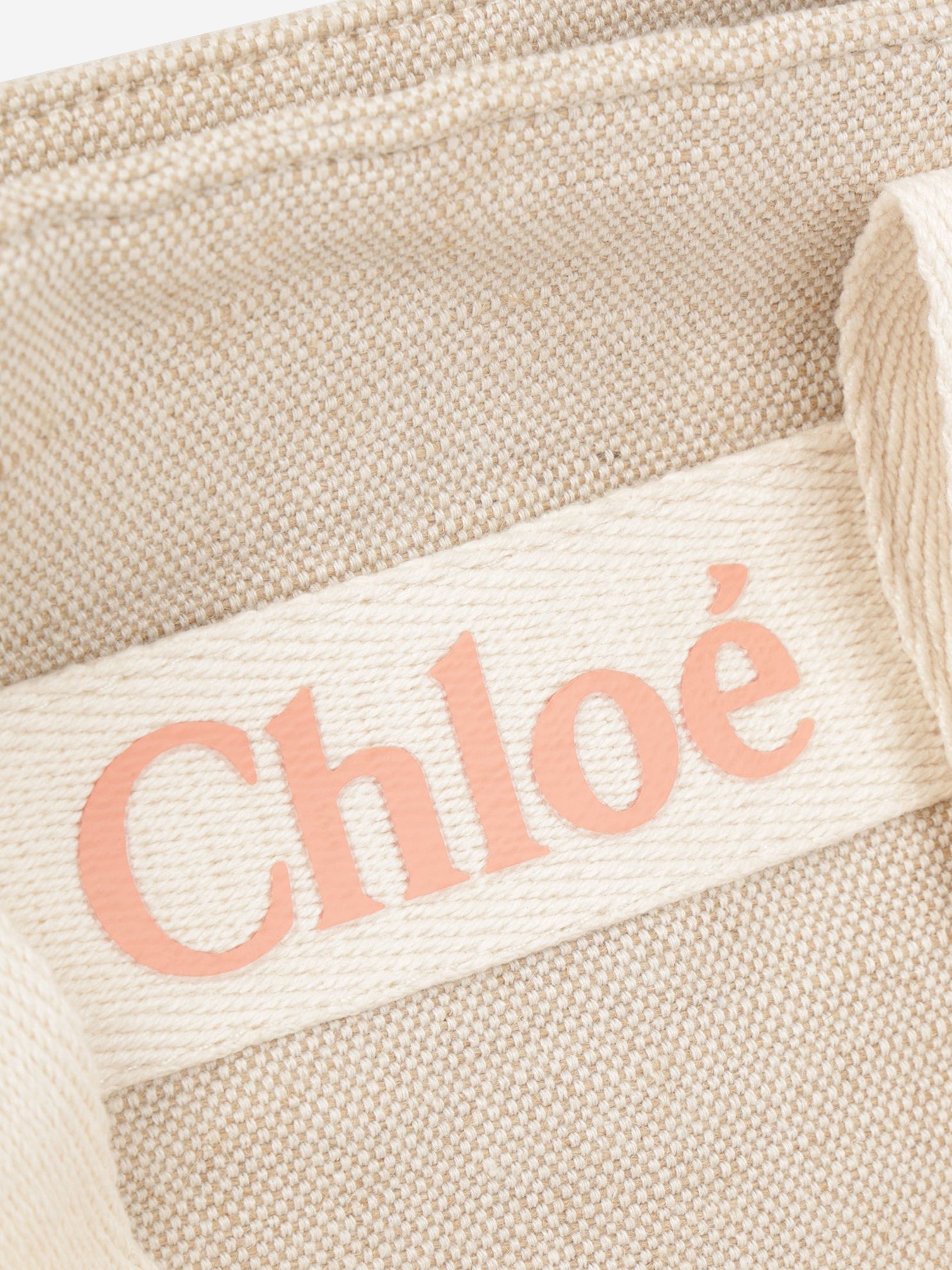 Chlo¨¦ Girls Canvas Crossbody Bag in Beige (25cm) Reliable