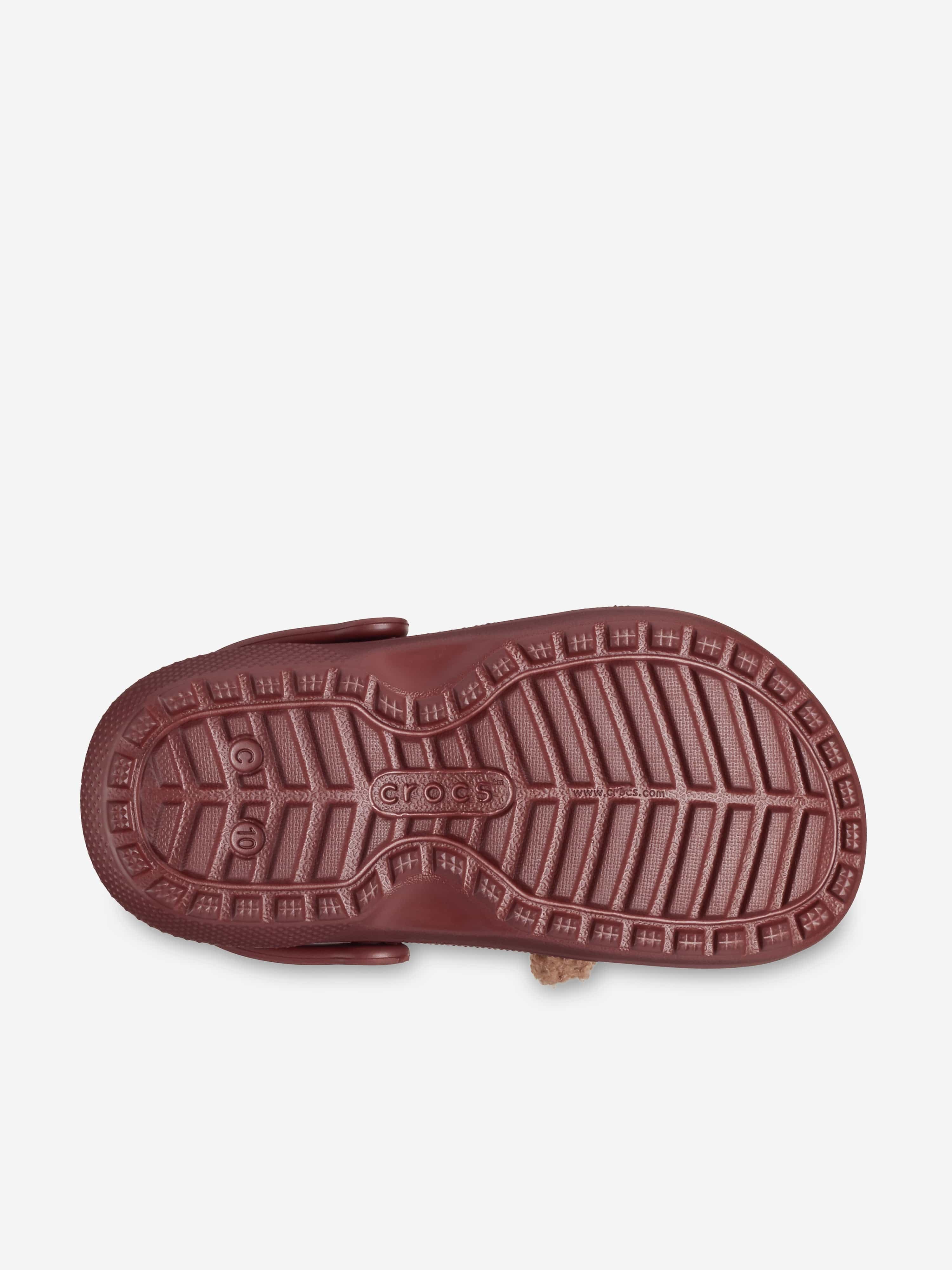 Crocs Kids Classic Lined I Am Bear Clog in Brown Sale Explore