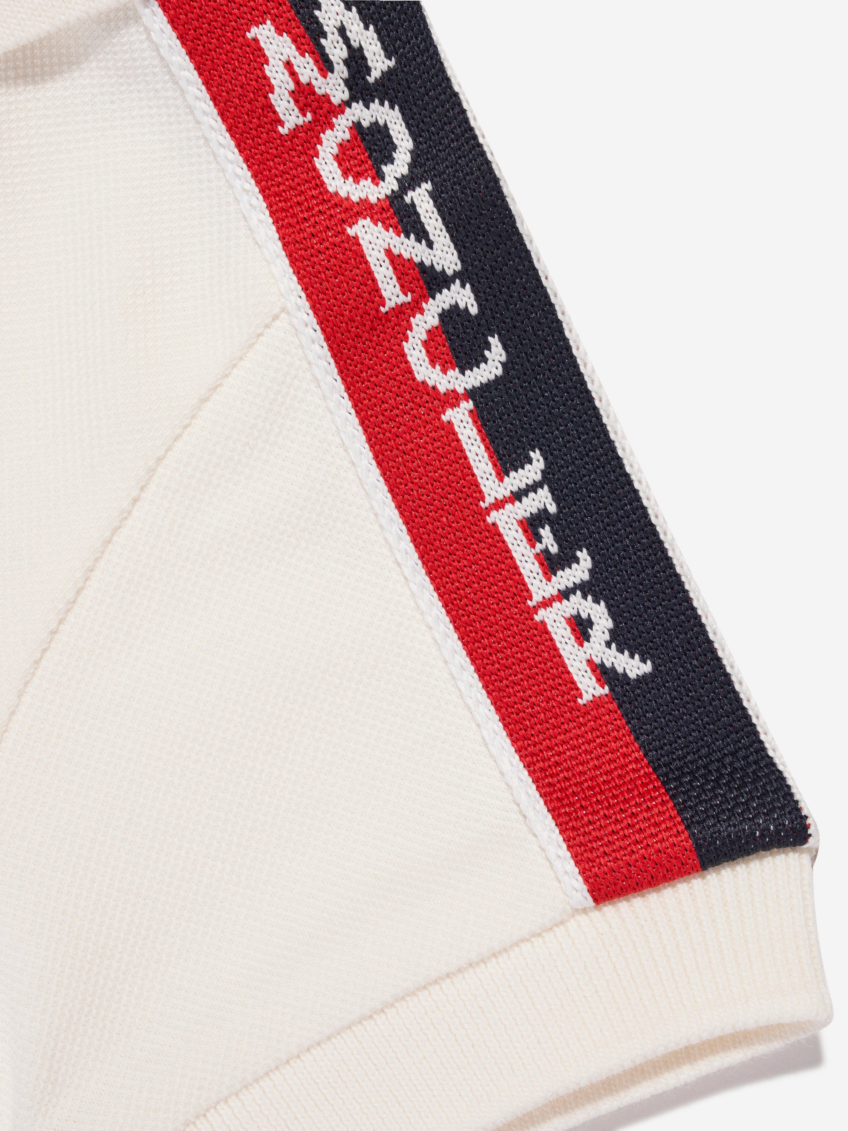 Moncler Enfant Baby Boys Polo Shirt in White 2025 Newest Cheap Online