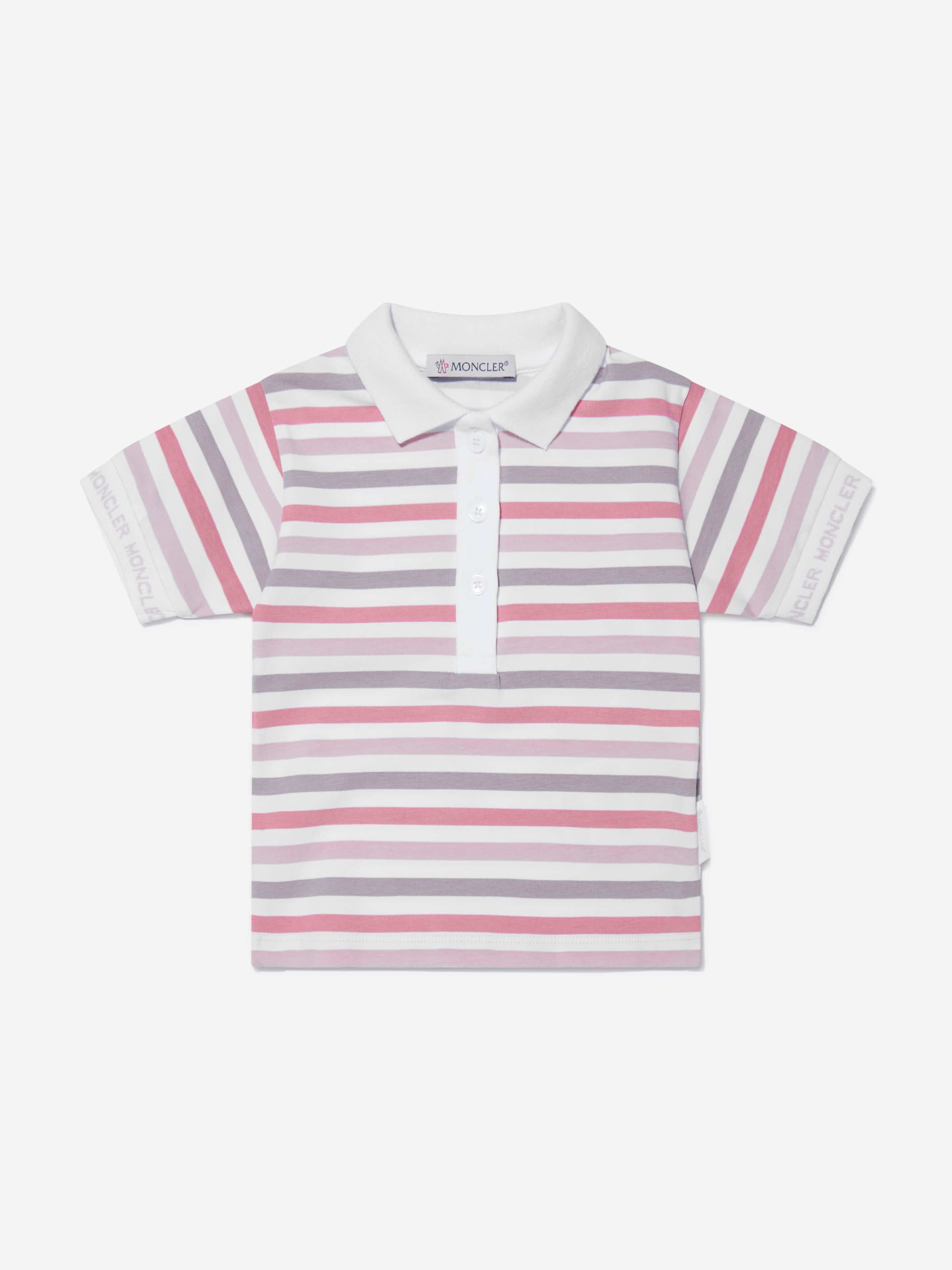 Moncler Enfant Baby Girls Short Sleeve Polo Shirt Outlet Low Shipping Fee