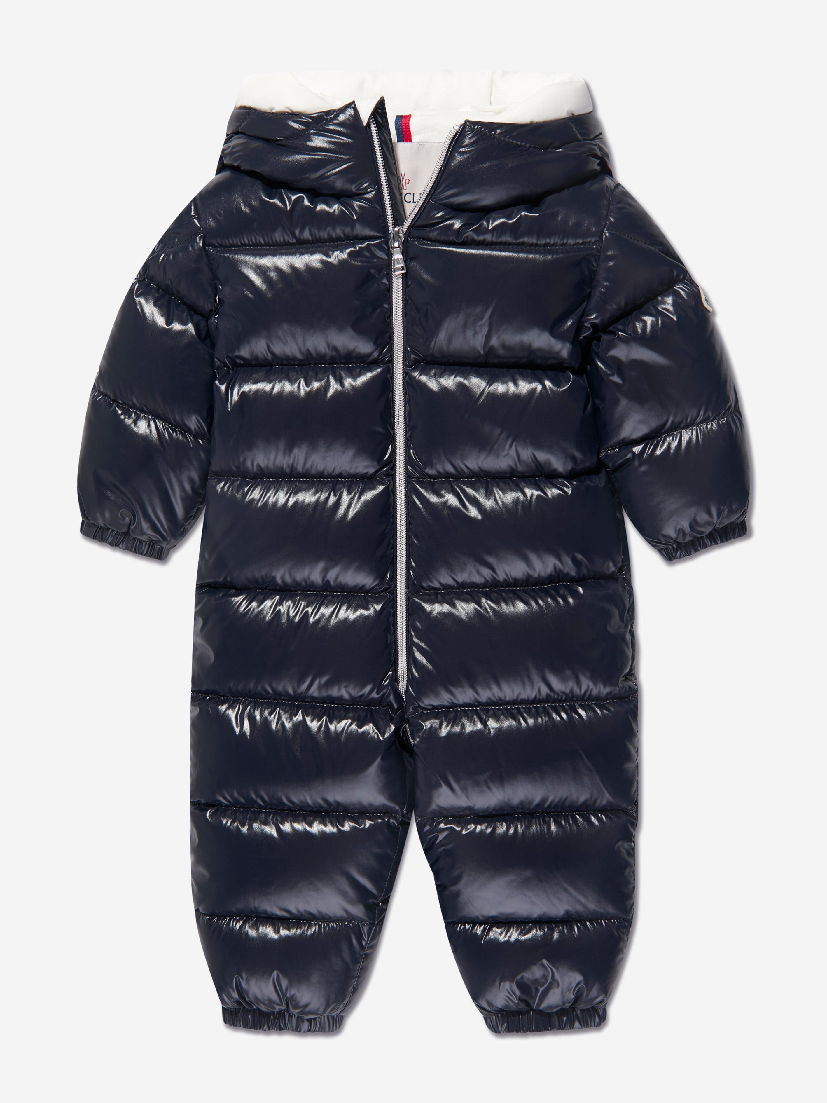 Moncler Enfant Baby Down Padded Samian Snowsuit in Navy Professional Cheap Pice