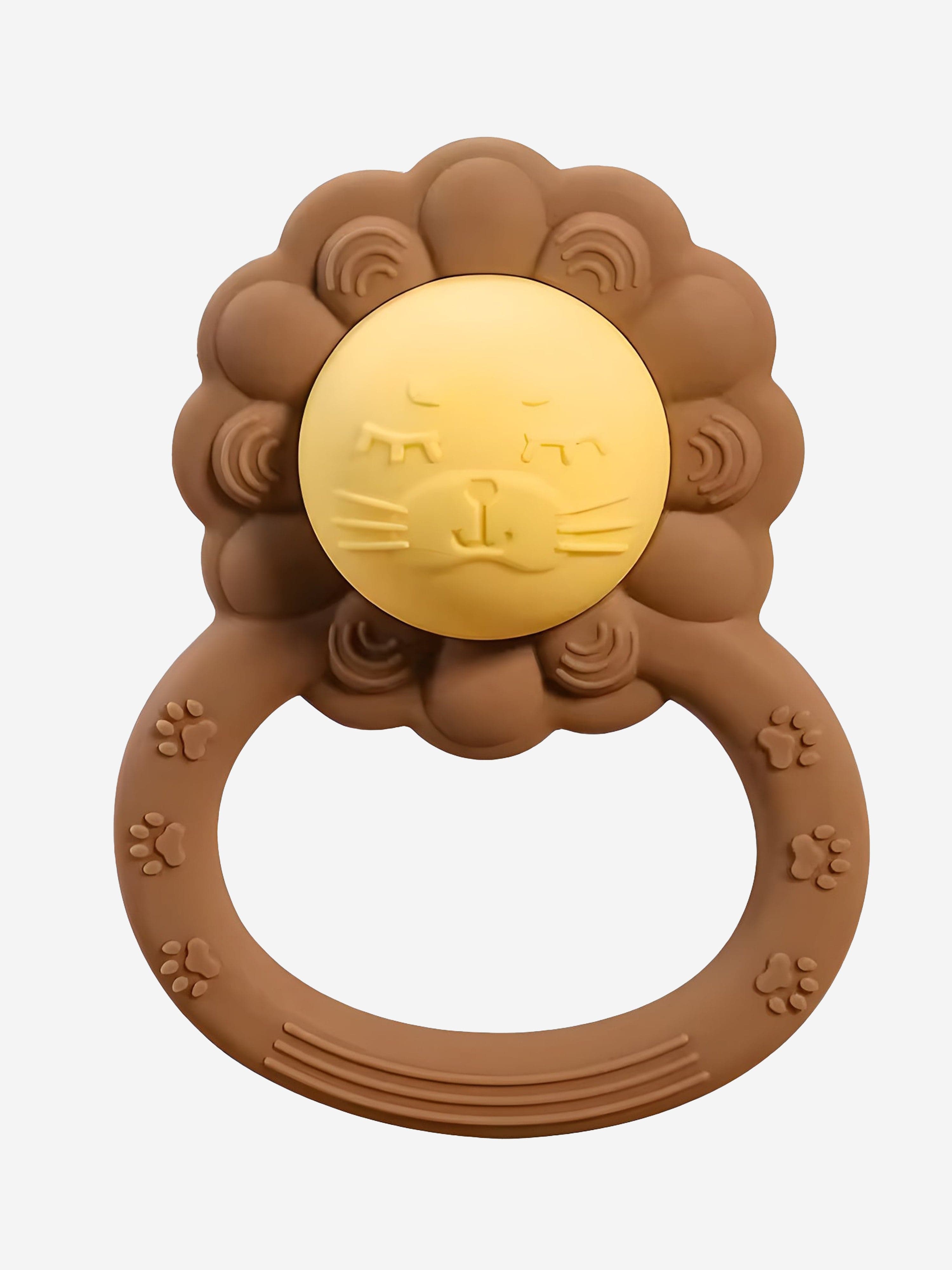 Bloom Bambini Baby Lion Rattle Teether in Brown Discount Pices