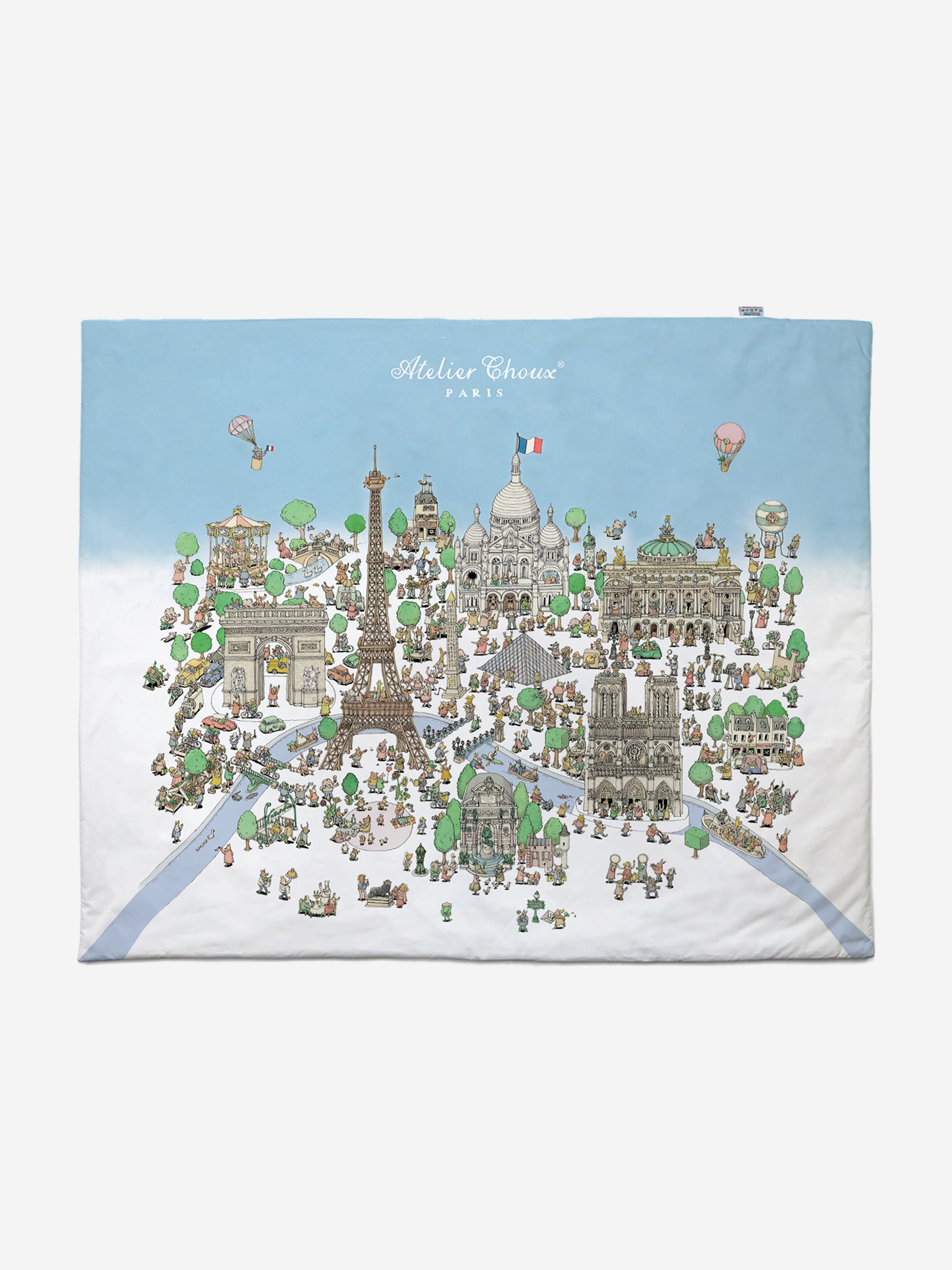 Atelier Choux Baby Reversible Paris / Carousel Quilt in Multicolour (130cm) Clearance Eastbay