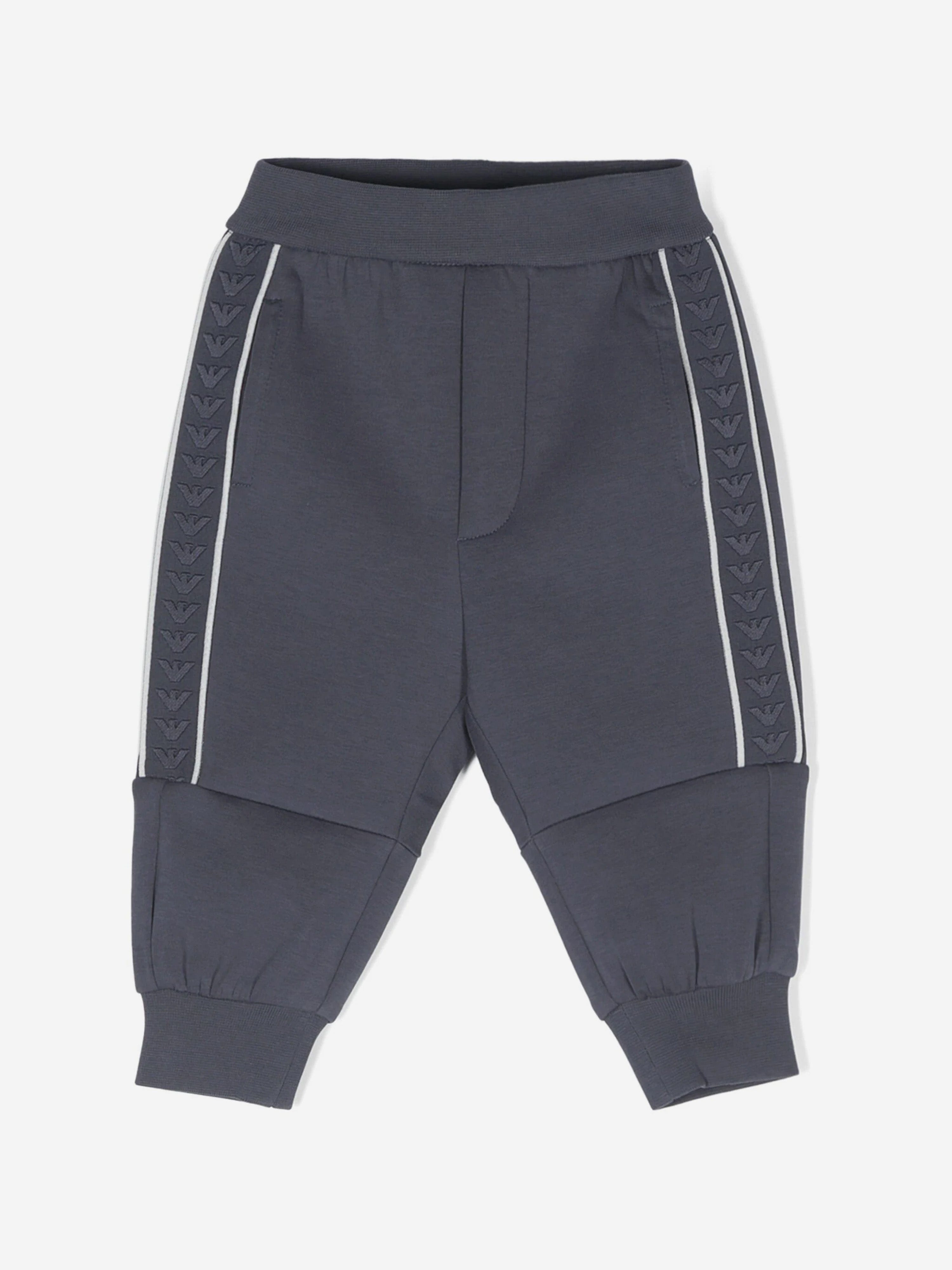 Emporio Armani Baby Boys Logo Joggers in Blue Amazon Cheap Online