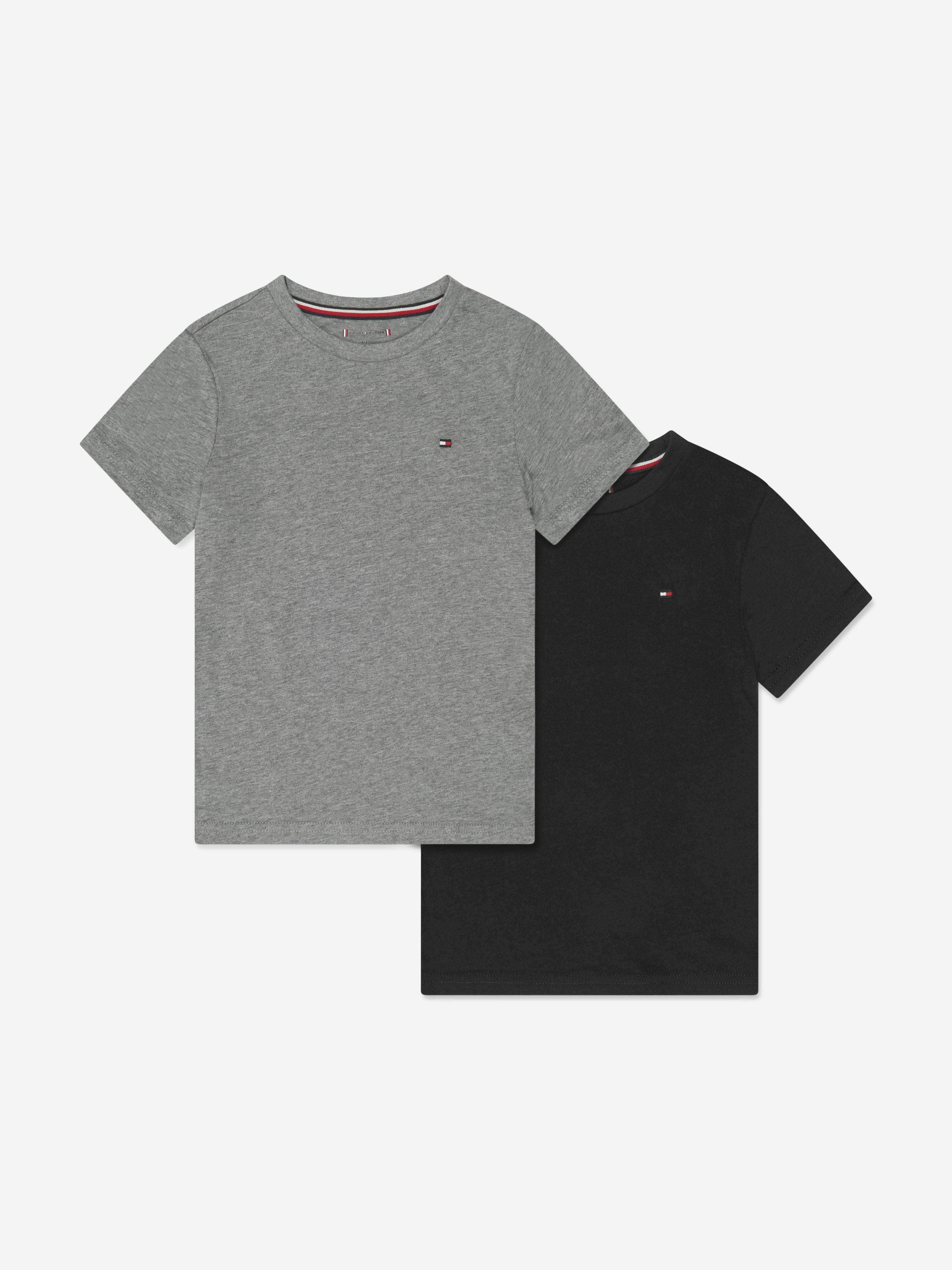 Tommy Hilfiger Boys T-Shirt Set (2 Pack) in Grey Outlet 2025
