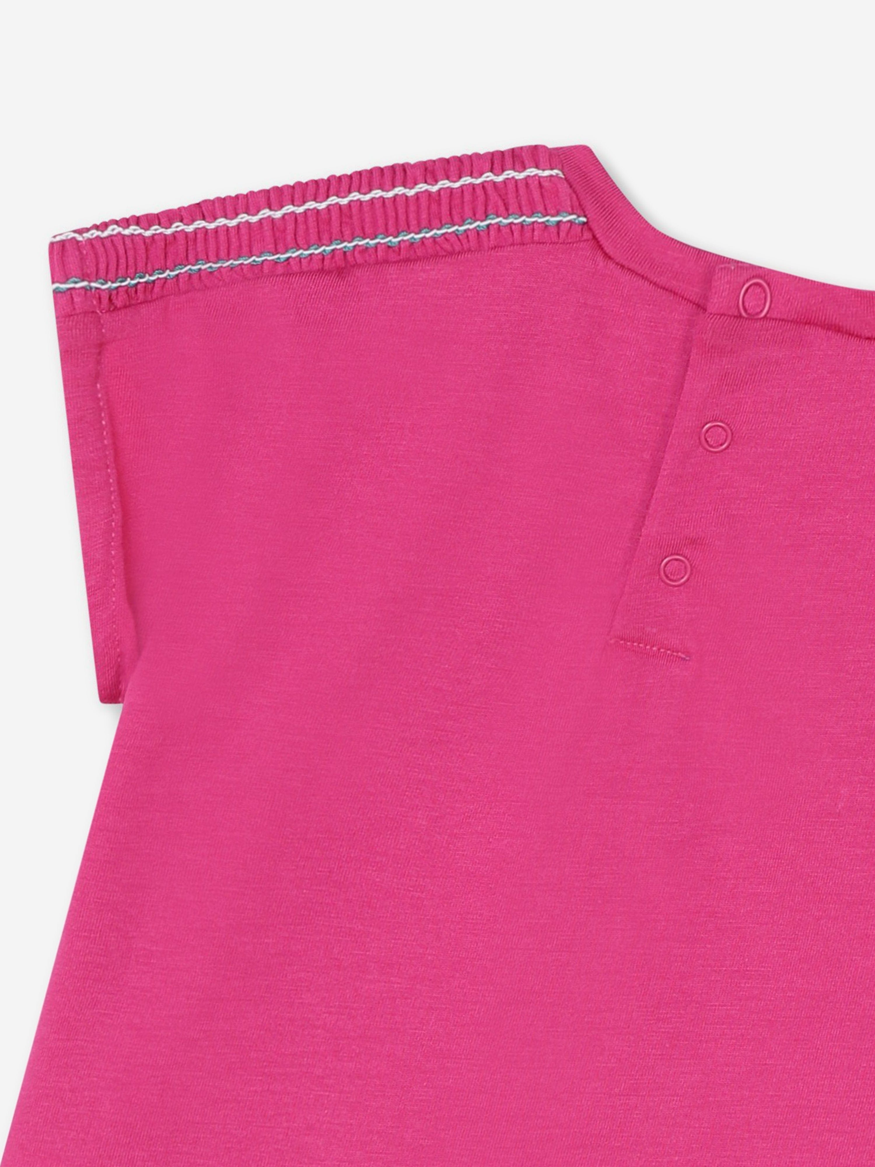 Chlo¨¦ Baby Girls Embroidered Logo T-Shirt in Pink Cheap Sale Supply