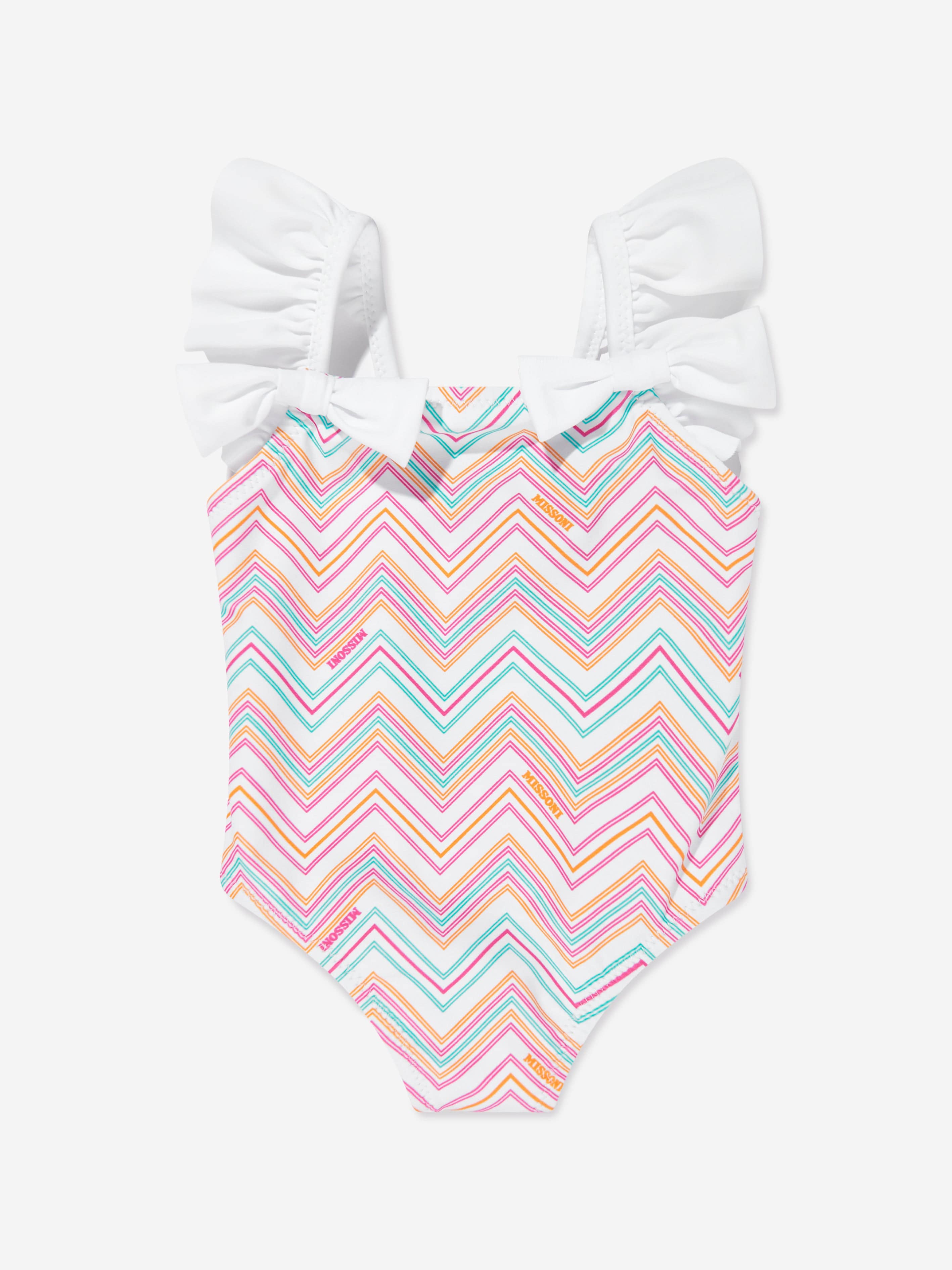 Baby Girls Zigzag Swimsuit in Multicolour Cheap Exclusive