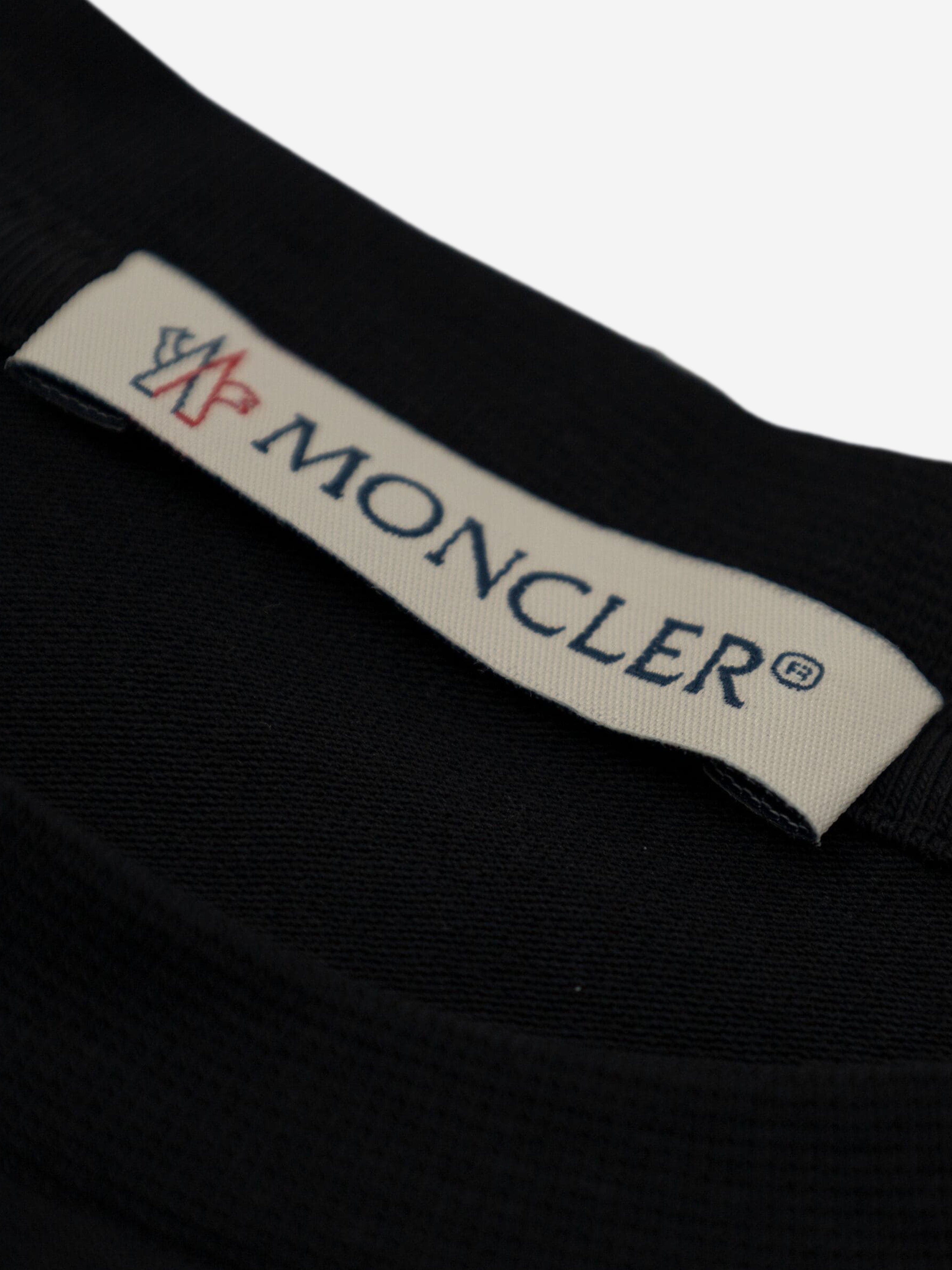 Moncler Enfant Baby Boys Logo T-Shirt in Navy Discount Pay With Paypal