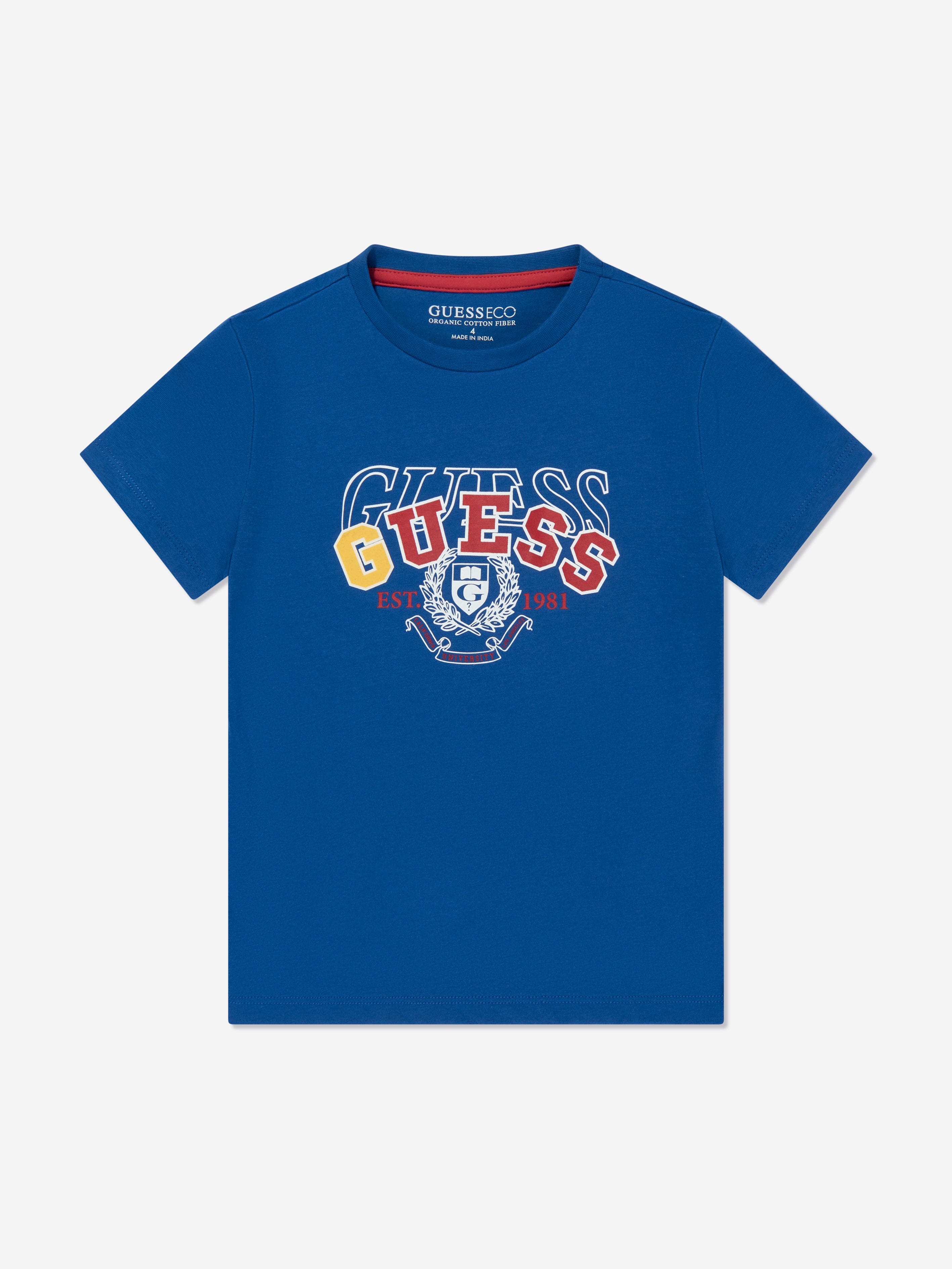 Boys Logo T-Shirt in Blue Cheap New Styles