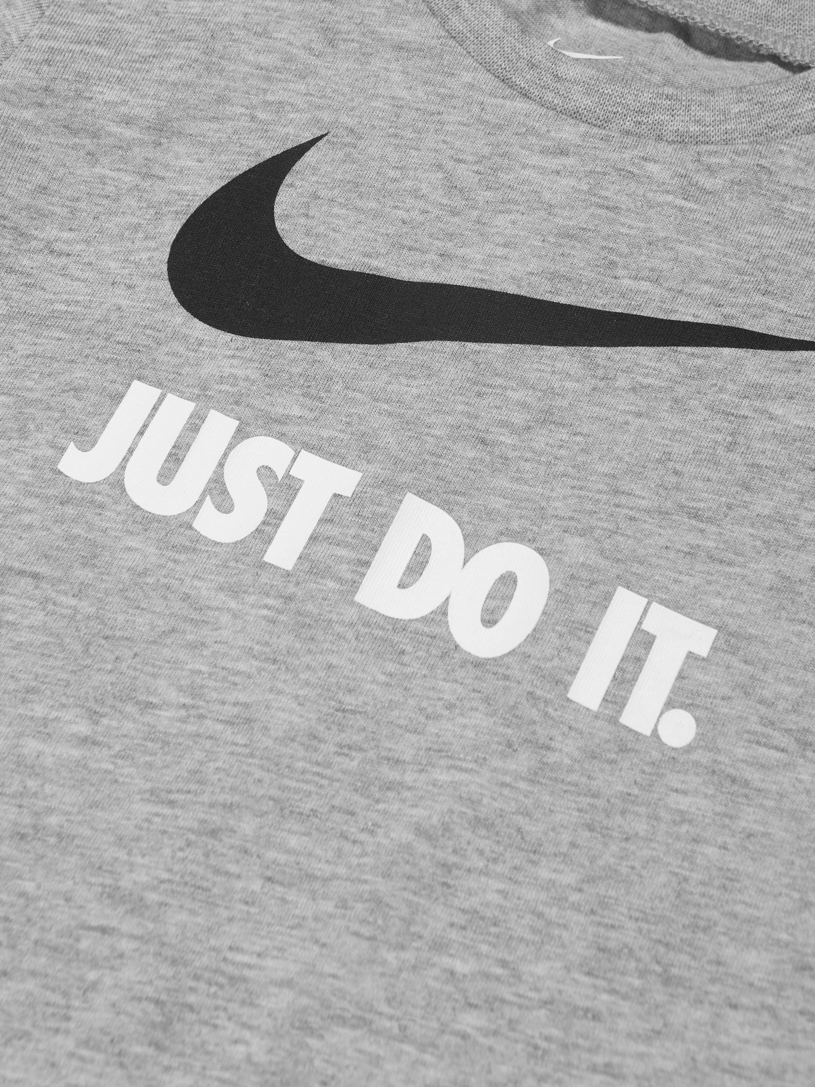 Nike Baby Boys JDI Swoosh T-Shirt in Grey Clearance Geniue Stockist