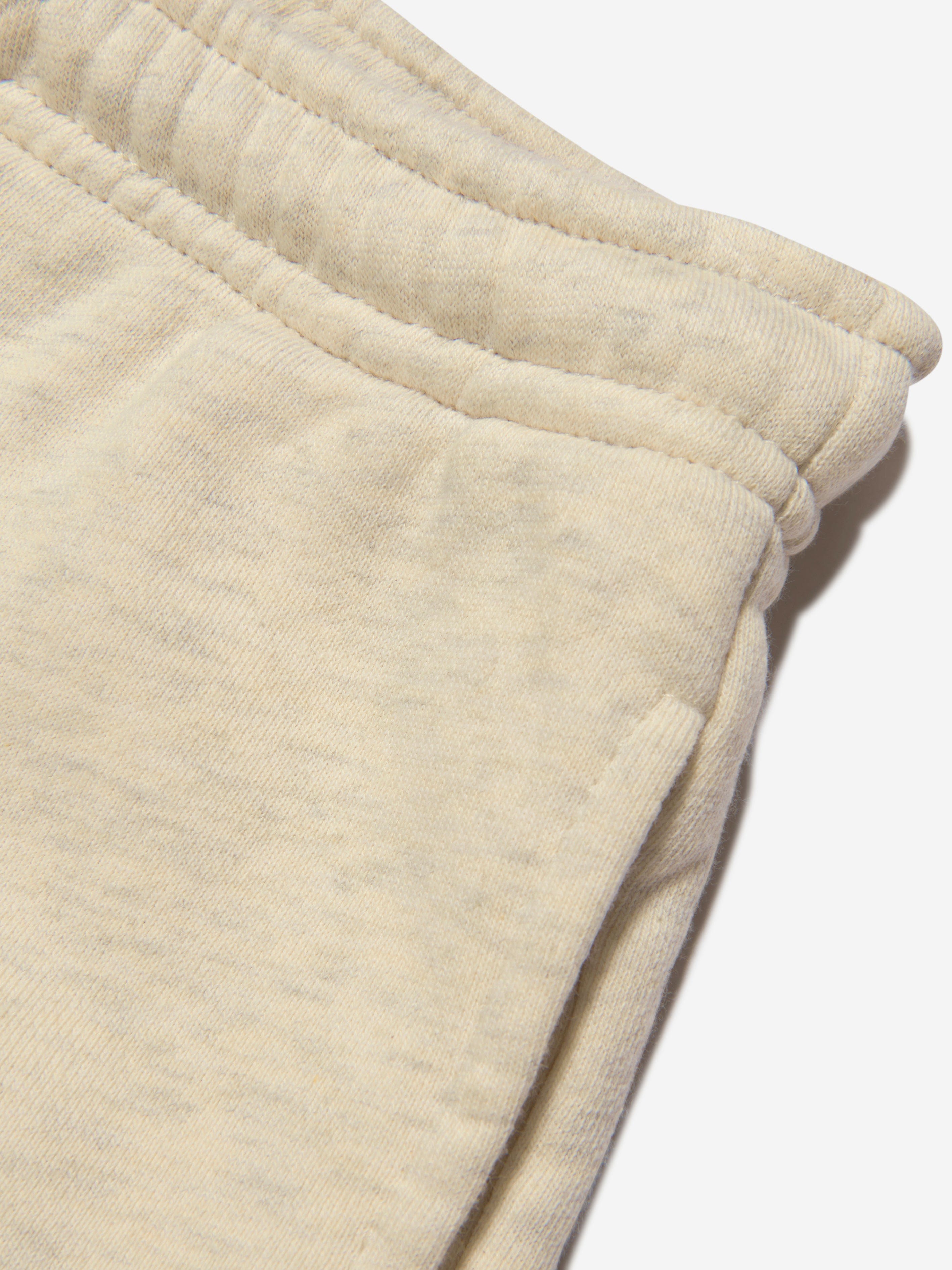 Myar Boys Cotton Logo Shorts in Beige Cheap Sale Huge Surprise