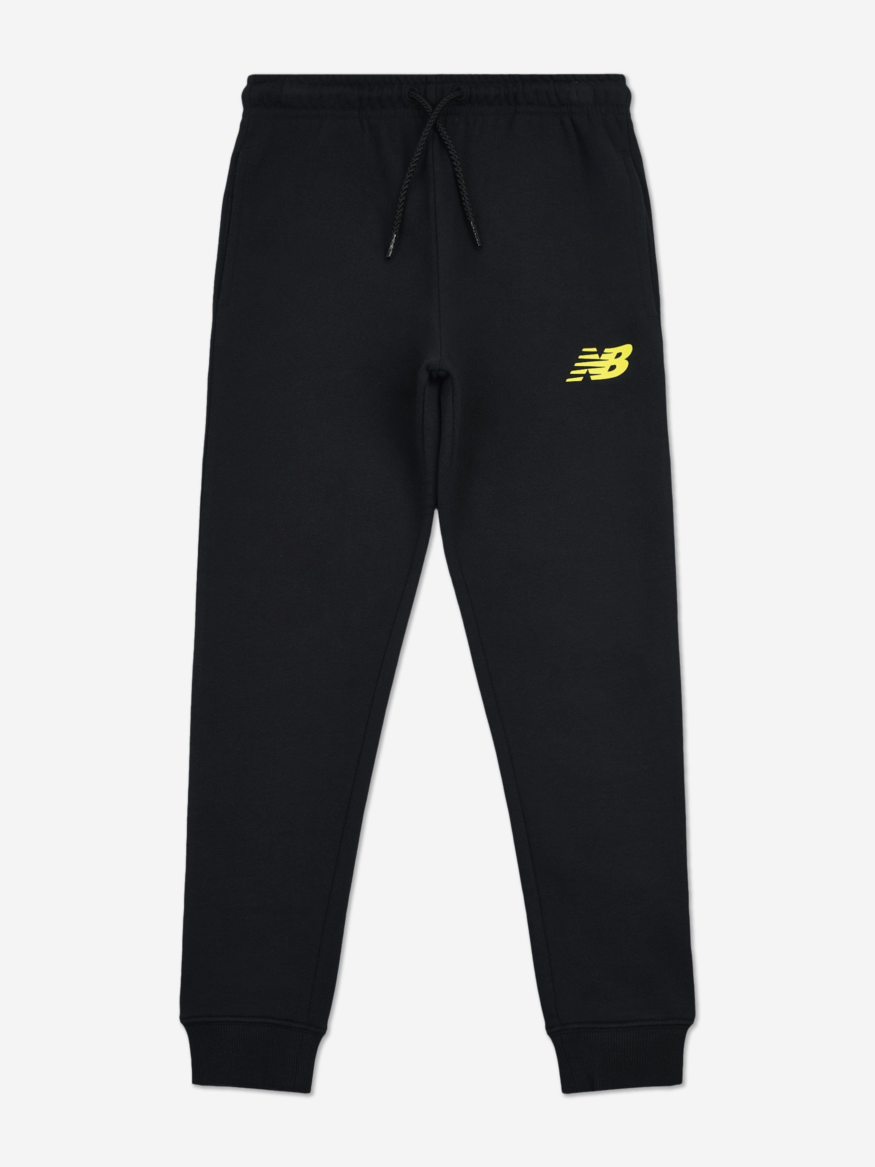 New Balance Boys Brush Back Stacked Logo Tracksuit in Black Store Cheap Online