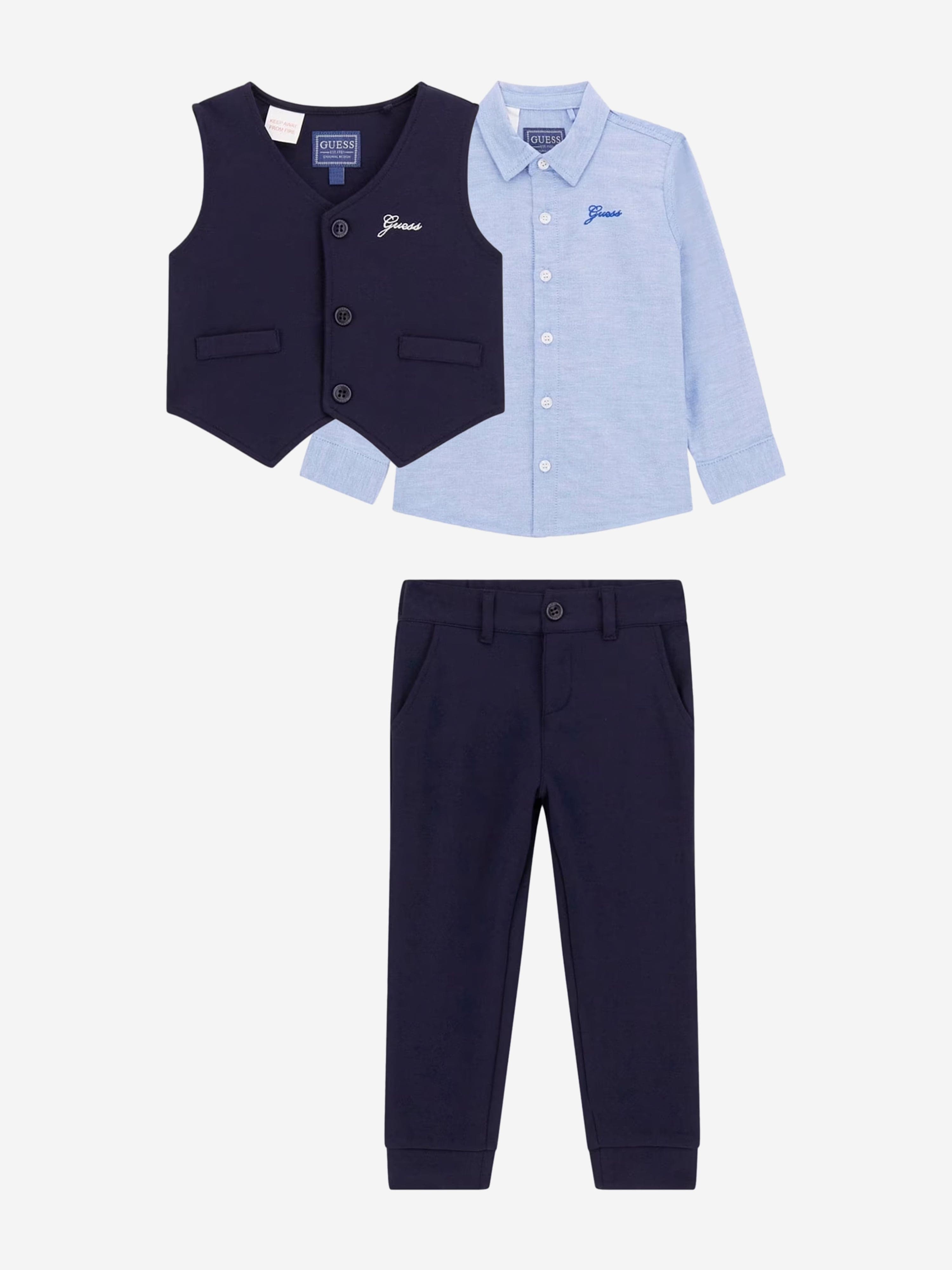 Boys 3 Piece Outfit Set in Navy Buy Cheap Affordable