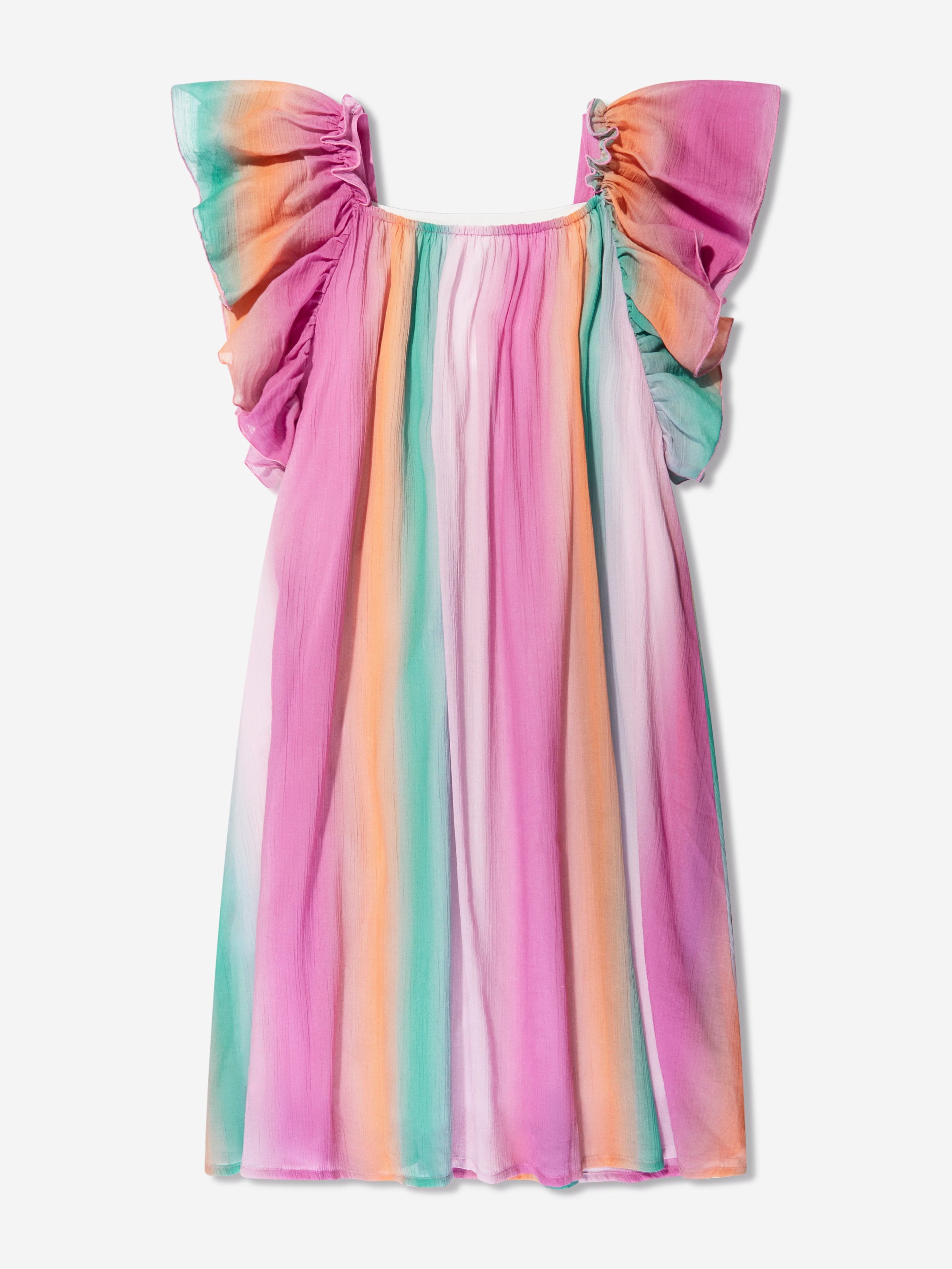 Chlo¨¦ Girls Crepe Rainbow Dress in Multicolour Cheap Sale Visit New