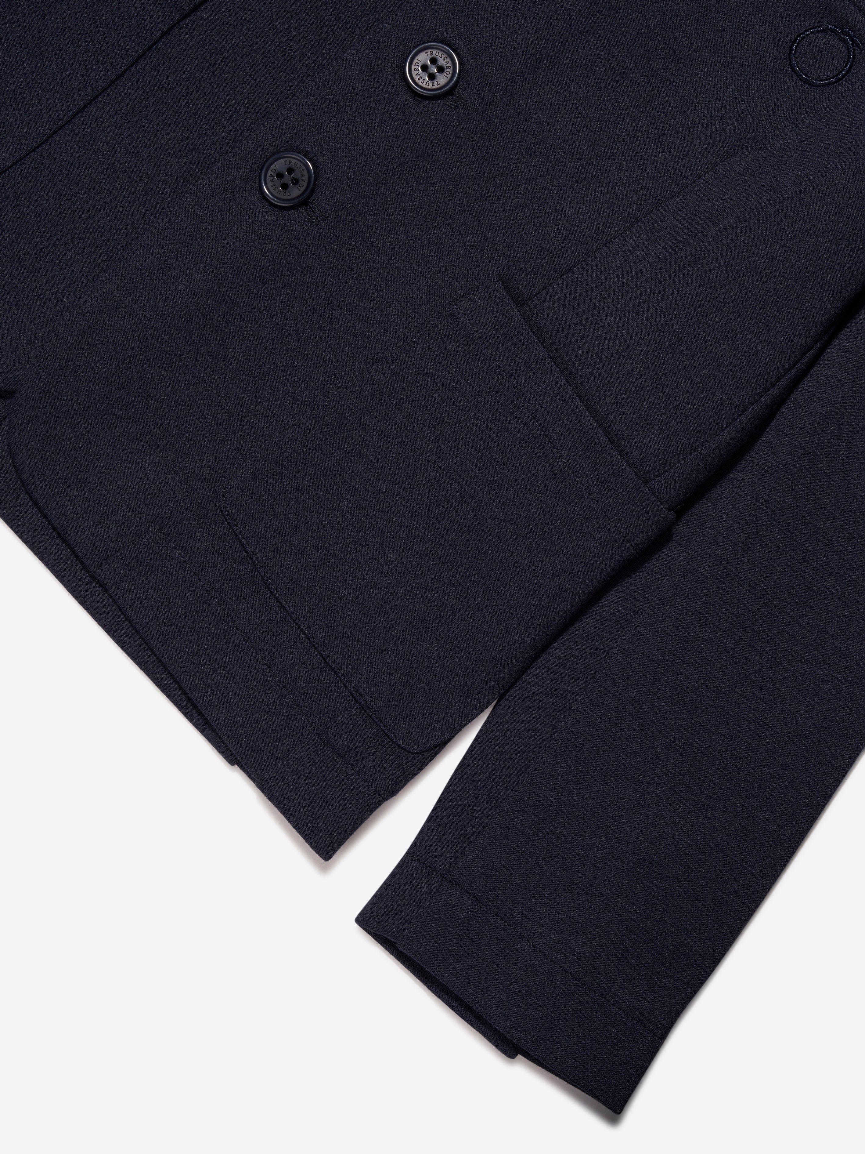 Trussardi Boys Theoden Jacket in Navy Cheap Sale Reliable