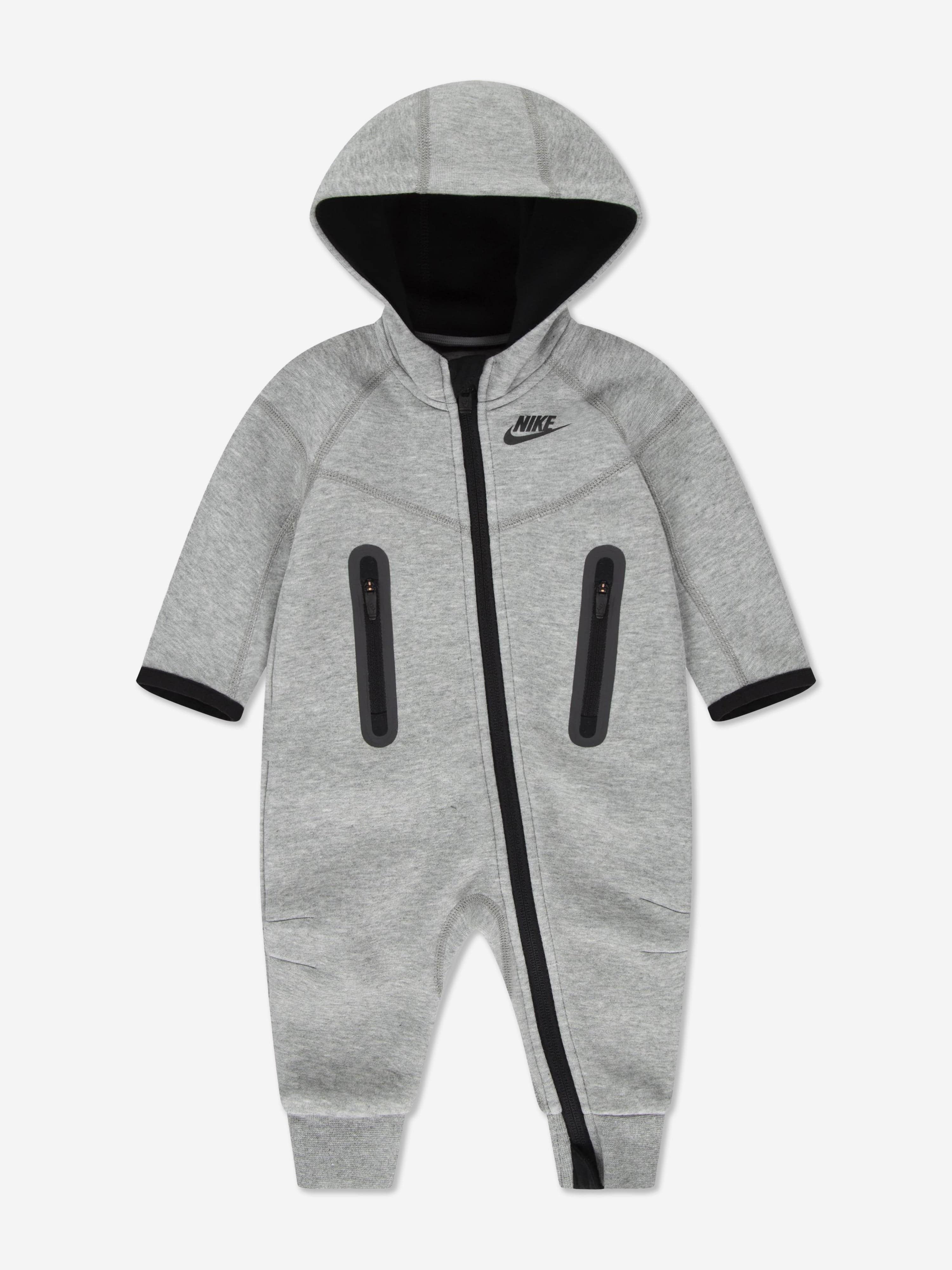 Nike Baby Tech Fleece Hooded Coverall in Grey Grey Outlet Store Online