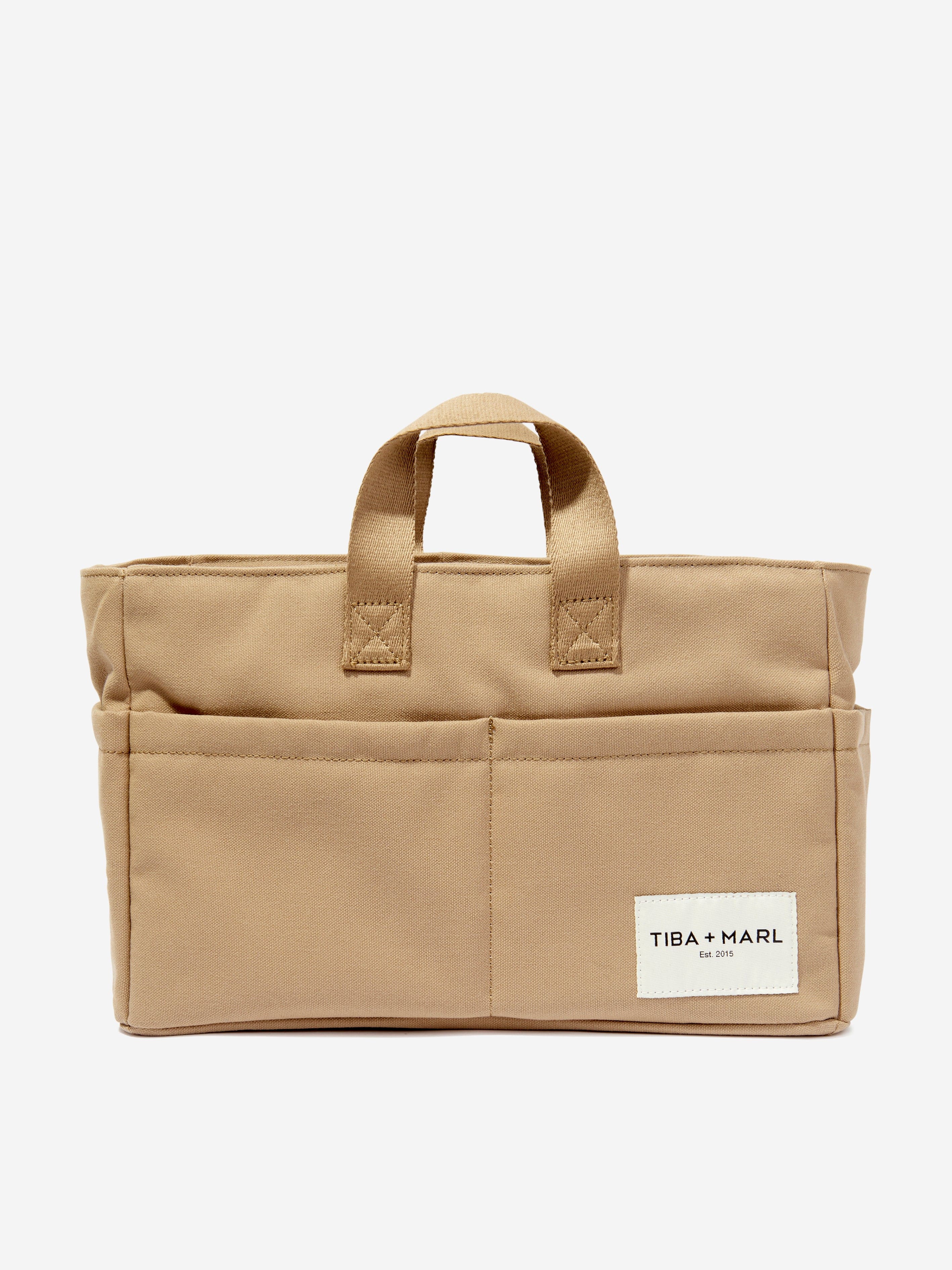 Tiba + Marl Baby The Canvas Organiser Caddy in Beige (26cm) Cheap
