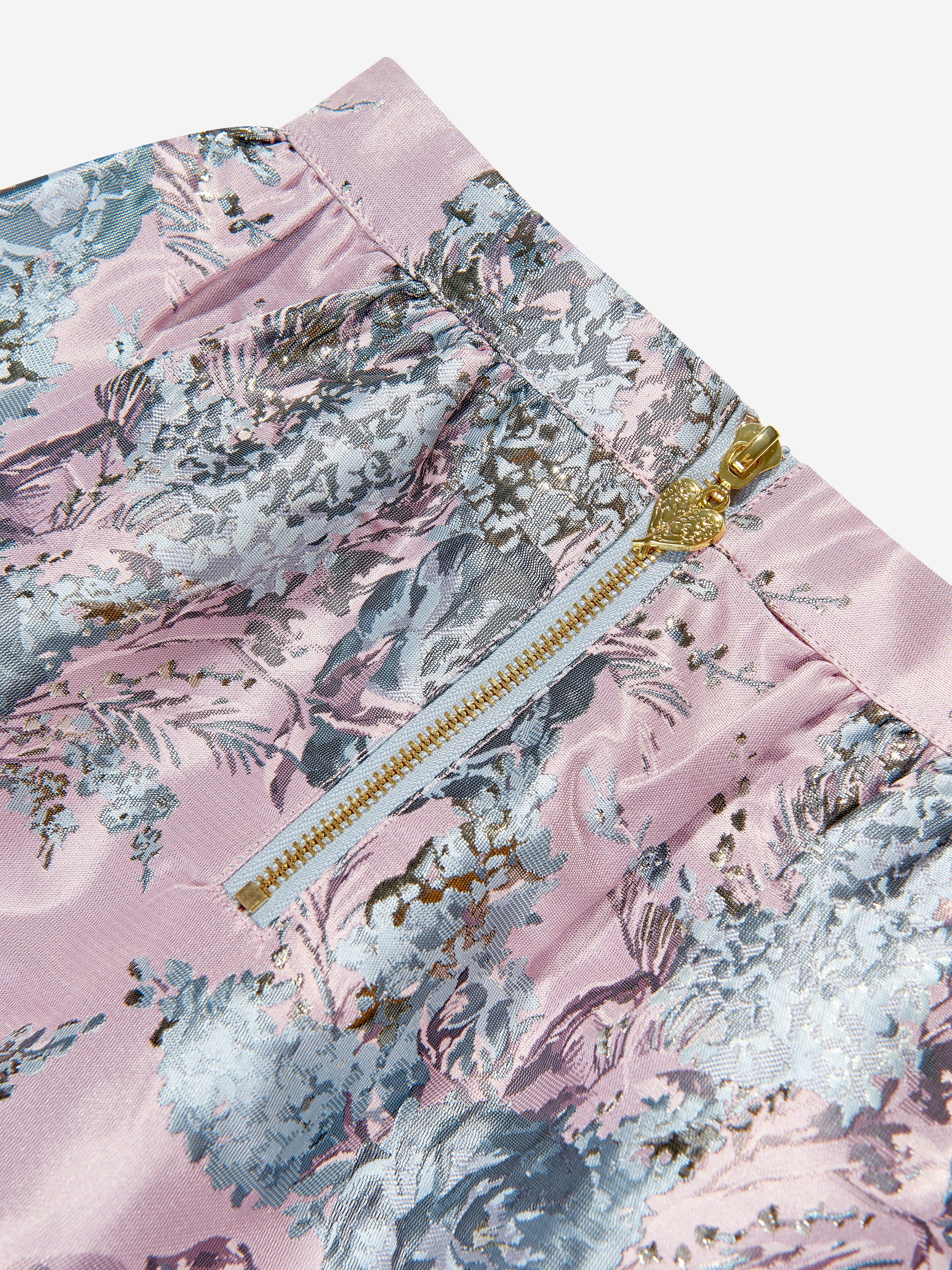 Angels Face Girls Sybil Jacquard Skirt in Pink Pre Order For Sale