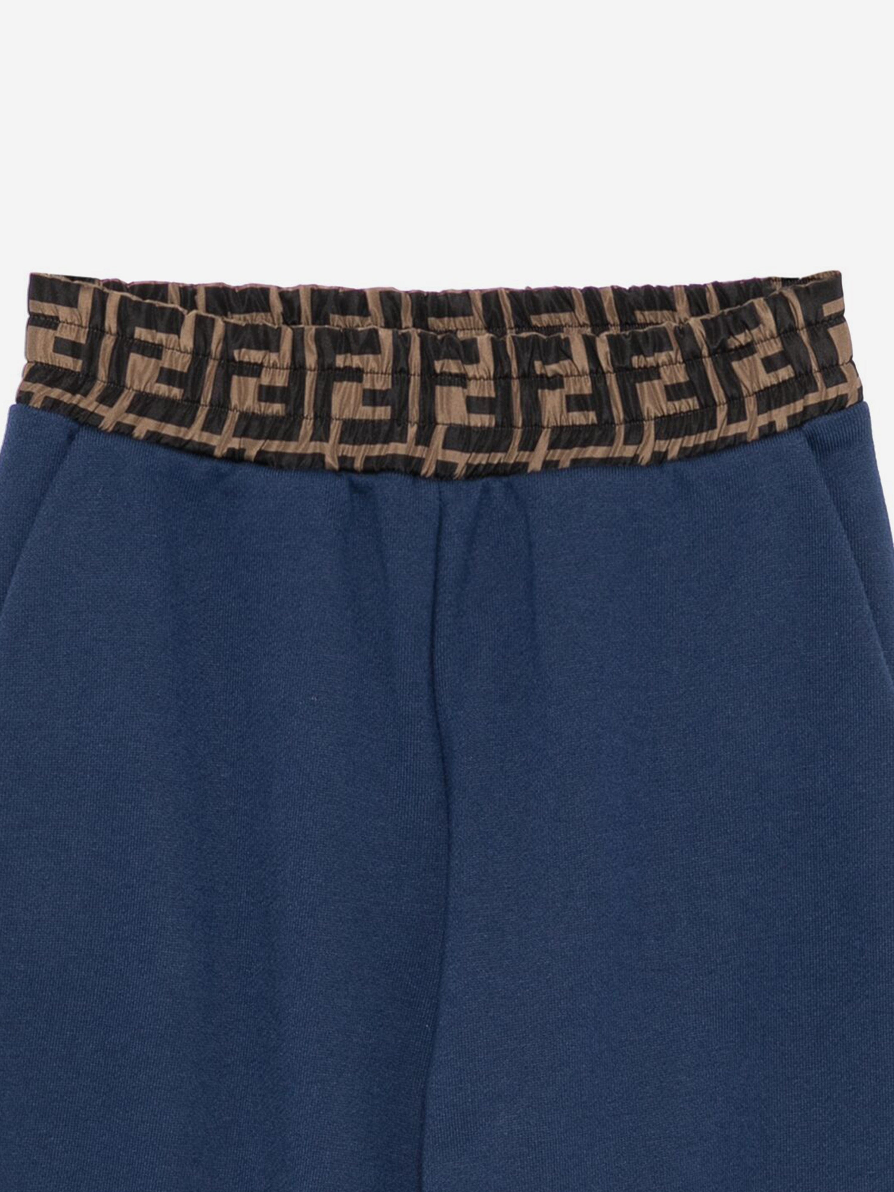 Kids FF Logo Joggers in Navy Cheap Best Store To Get