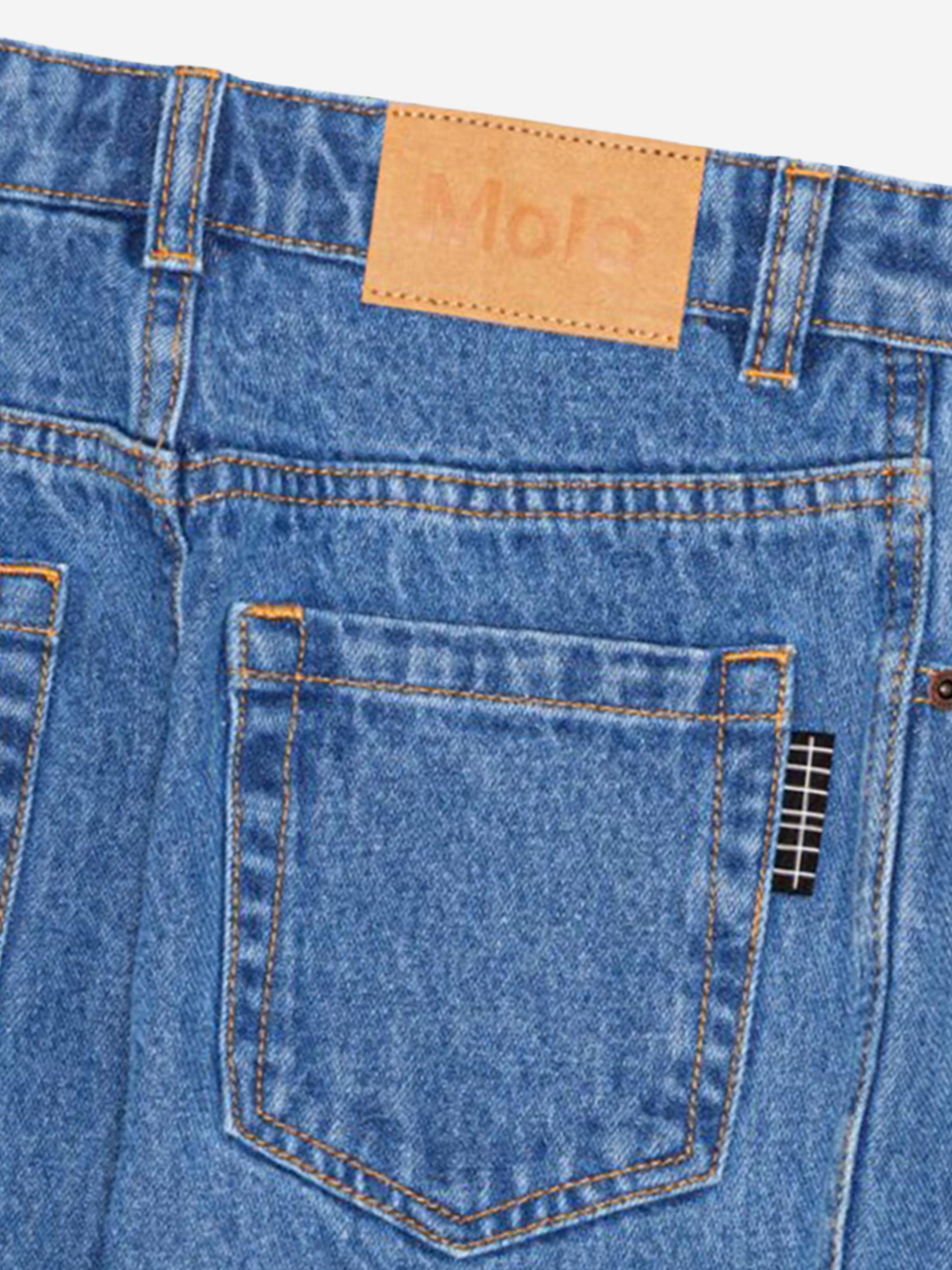Molo Kids Stone Denim Regular Jeans in Blue Cheap Sale From China