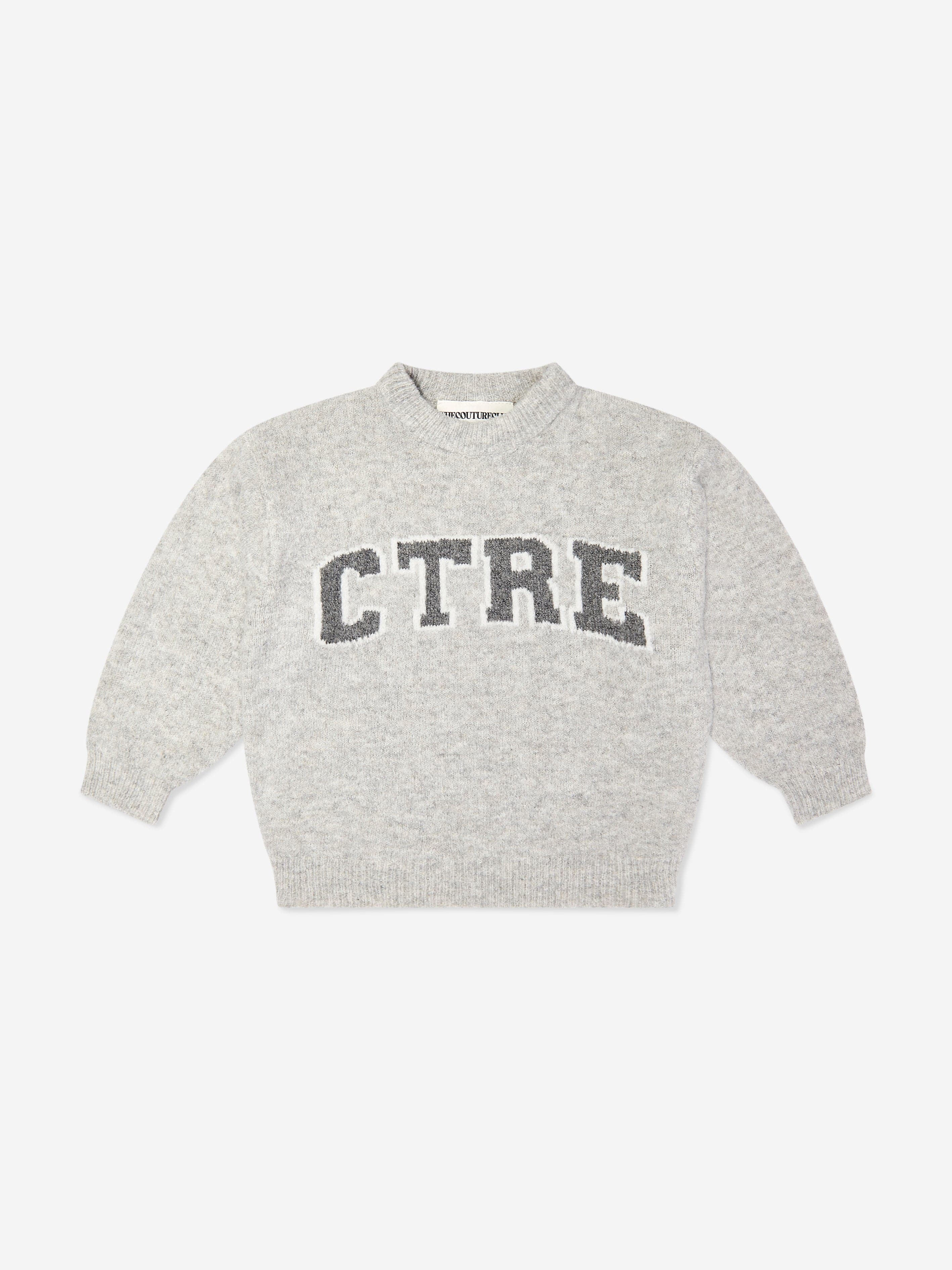 The Couture Club Kids CTRE Sweatshirt in Grey Discount Best Sale